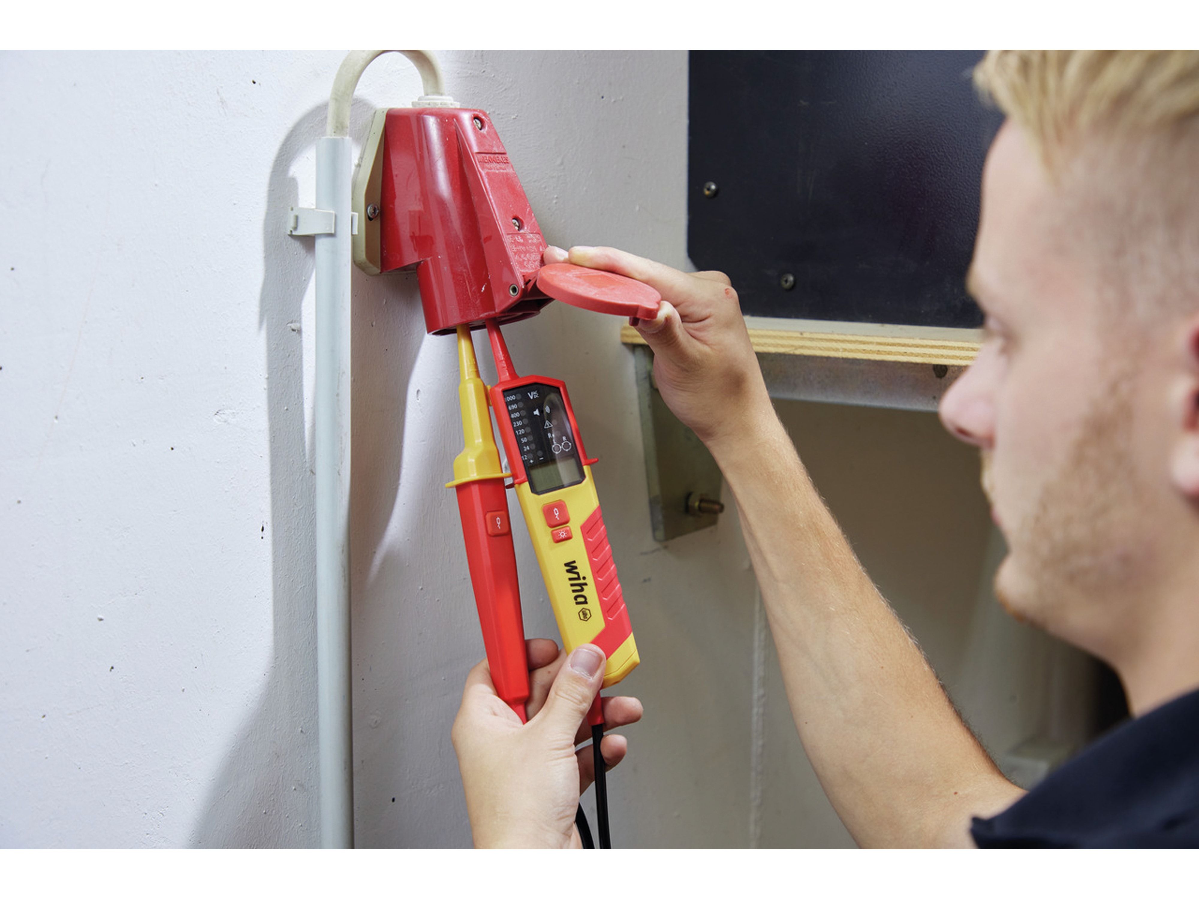 WIHA Spannungs- und Durchgangsprüfer SB25517, 0,5...1.000V AC