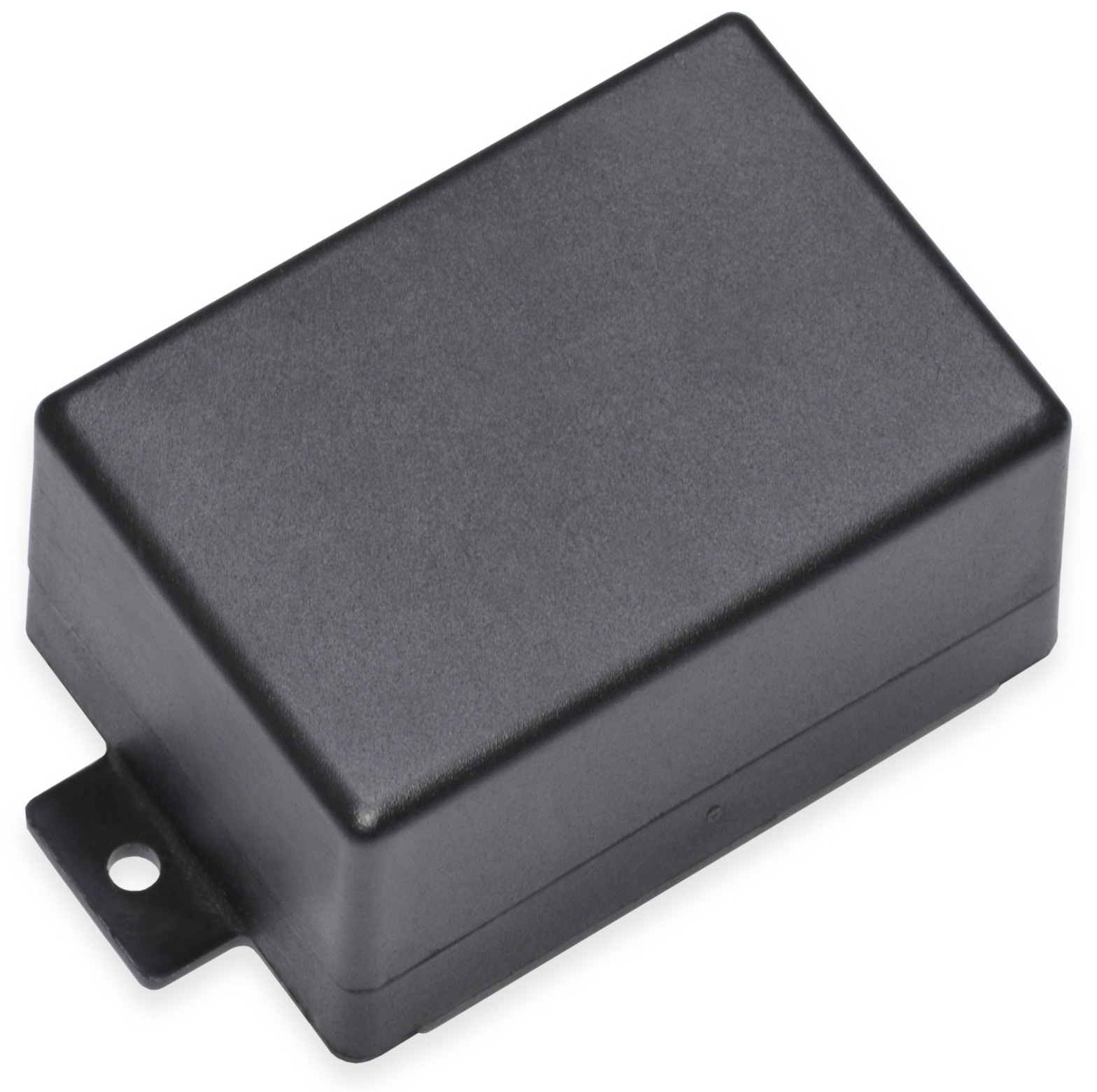 KEMO Kunststoffgehäuse, G024N, 72x50x41 mm (ohne Befestigungslaschen), Thermoplast/PS, schwarz KEMO Kunststoffgehäuse, G024N, 72x50x41 mm (ohne Befestigungslaschen), Thermoplast/PS, schwarz