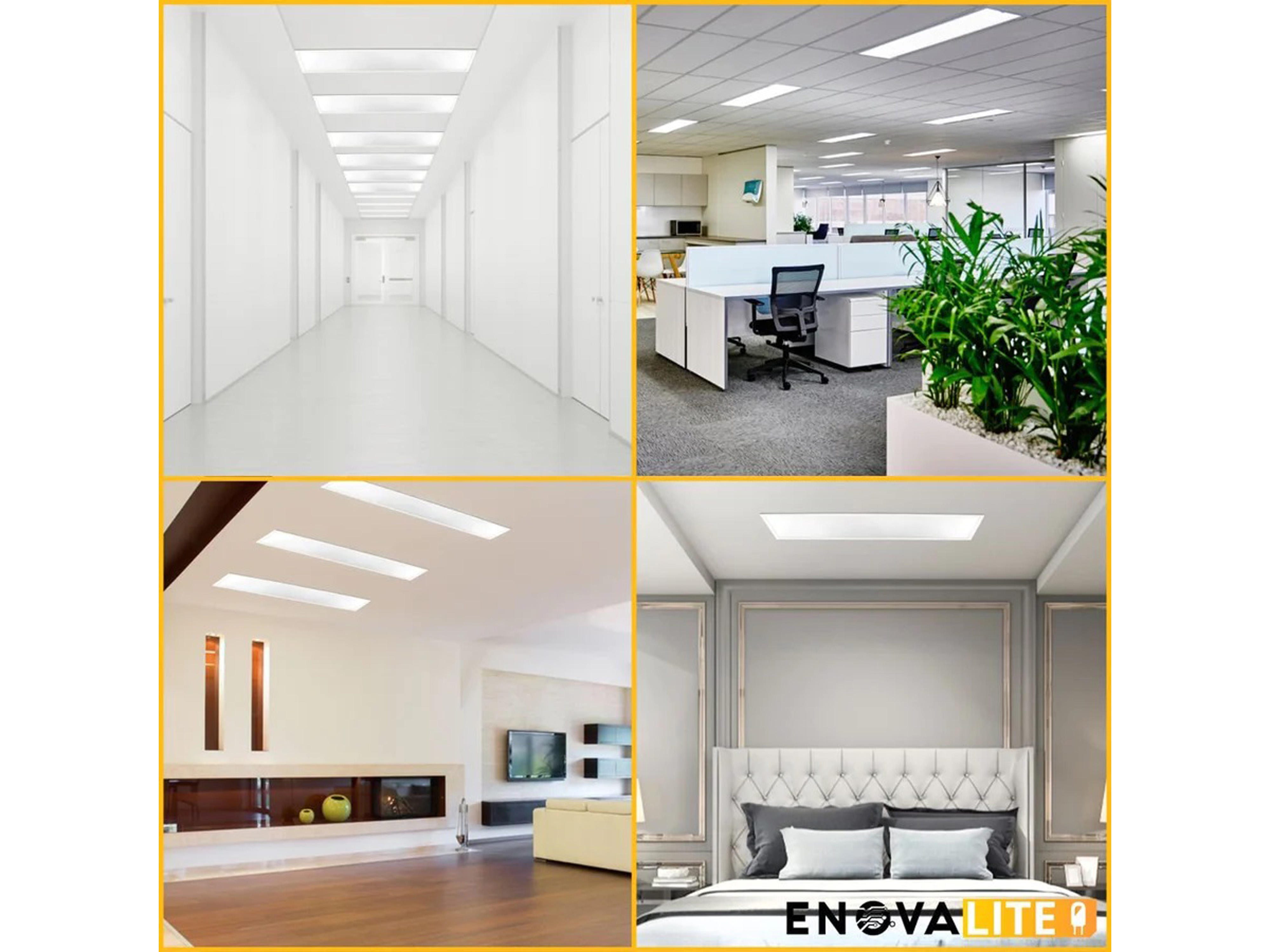 ENOVALITE LED-Panel, OSRAM-Driver, UGR19, 1200x300mm, 36W, 4320lm, 4000K ENOVALITE LED-Panel, OSRAM-Driver, UGR19, 1200x300mm, 36W, 4320lm, 4000K