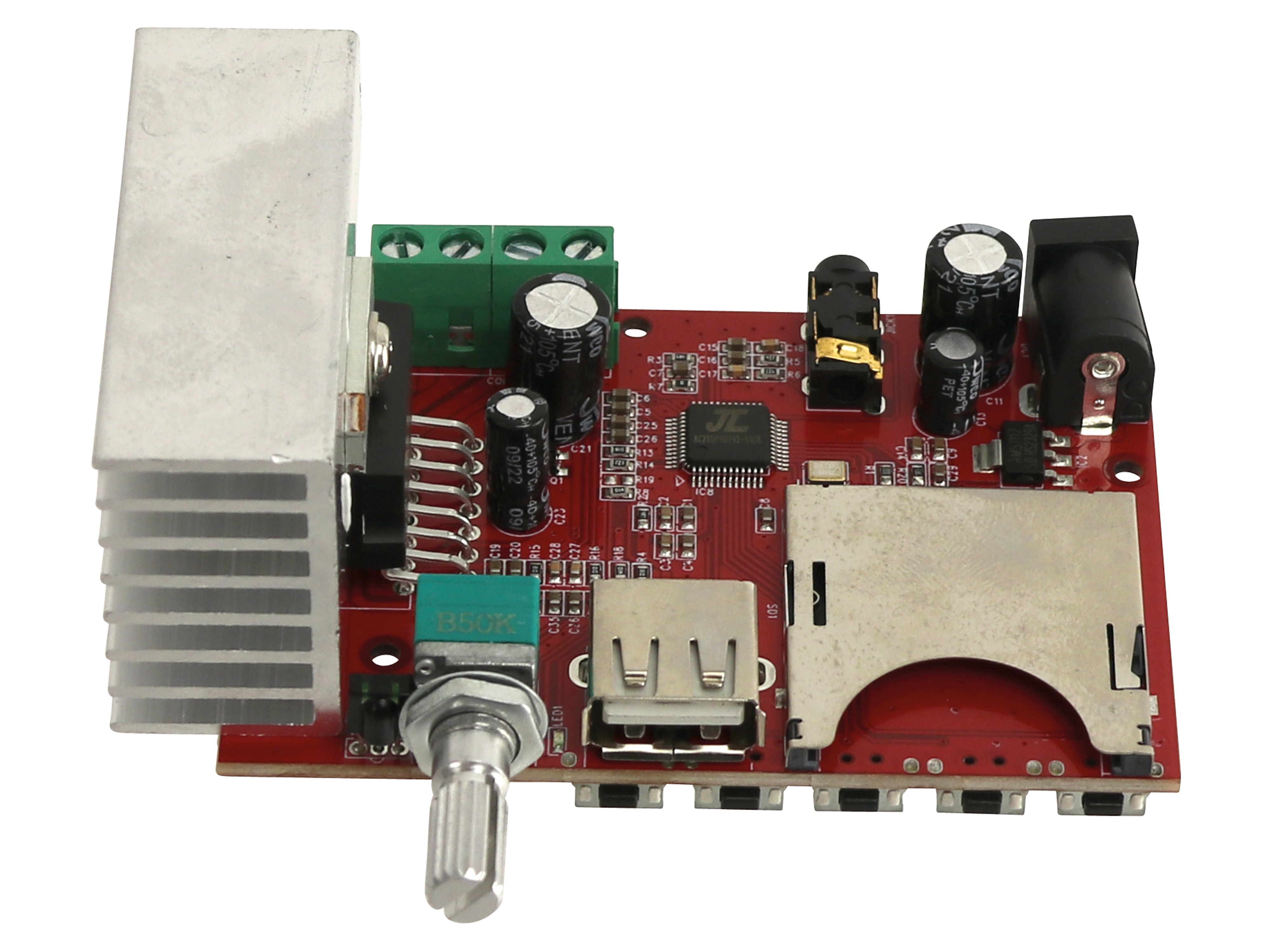 DAYPOWER Stereo-Verstärkermodul mit MP3-Wiedergabe VM-MP3-2x15 DAYPOWER Stereo-Verstärkermodul mit MP3-Wiedergabe VM-MP3-2x15