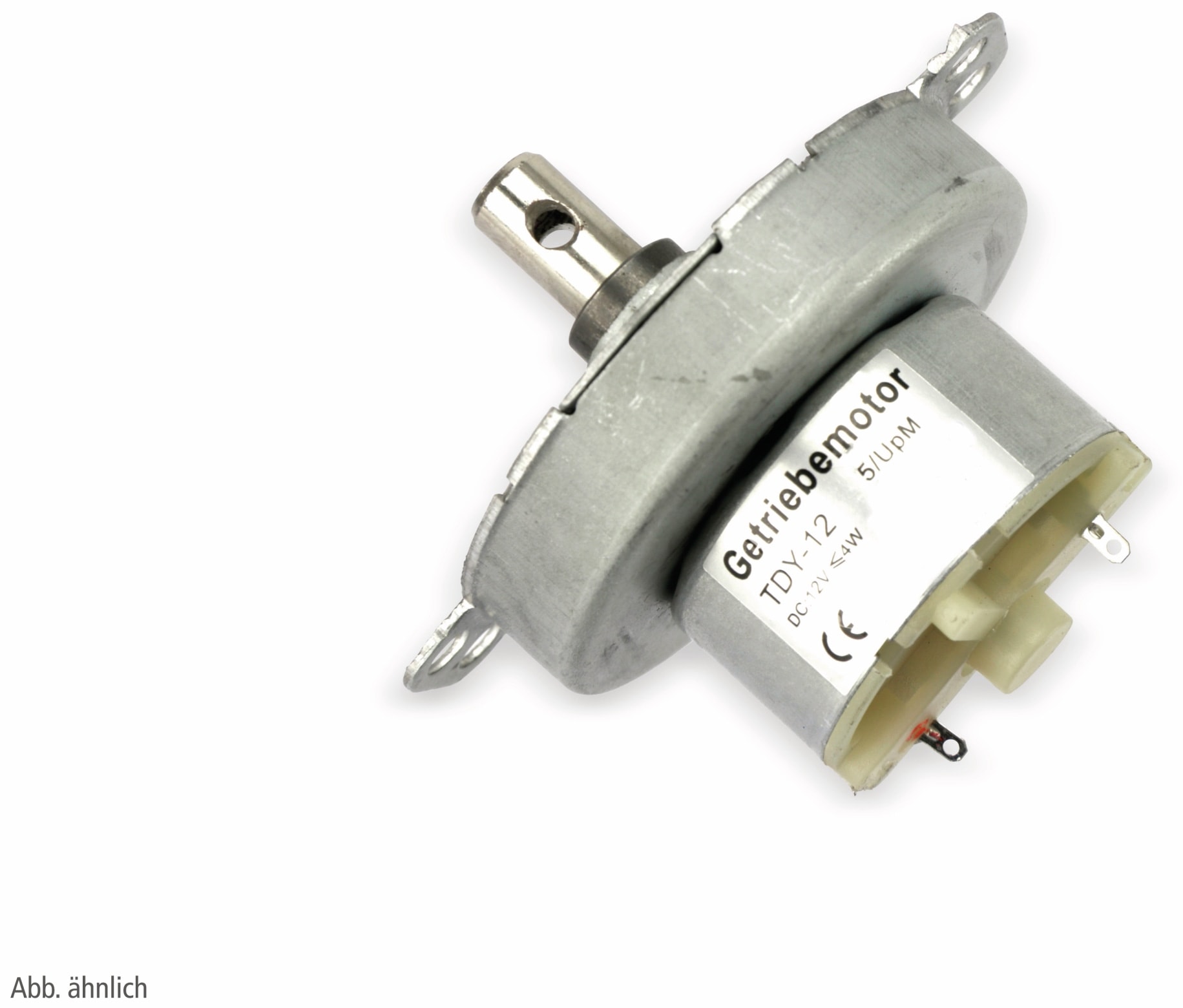 Gleichstrom-Getriebemotor TDY-12, 12 V-, 0,18 A, 15 U/min