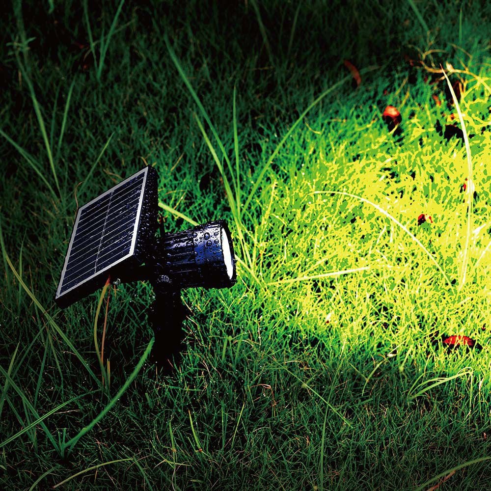 V-TAC Solar LED-Gartenleuchte VT-952, 2 W, 4000 K, IP65, schwarz V-TAC Solar LED-Gartenleuchte VT-952, 2 W, 4000 K, IP65, schwarz