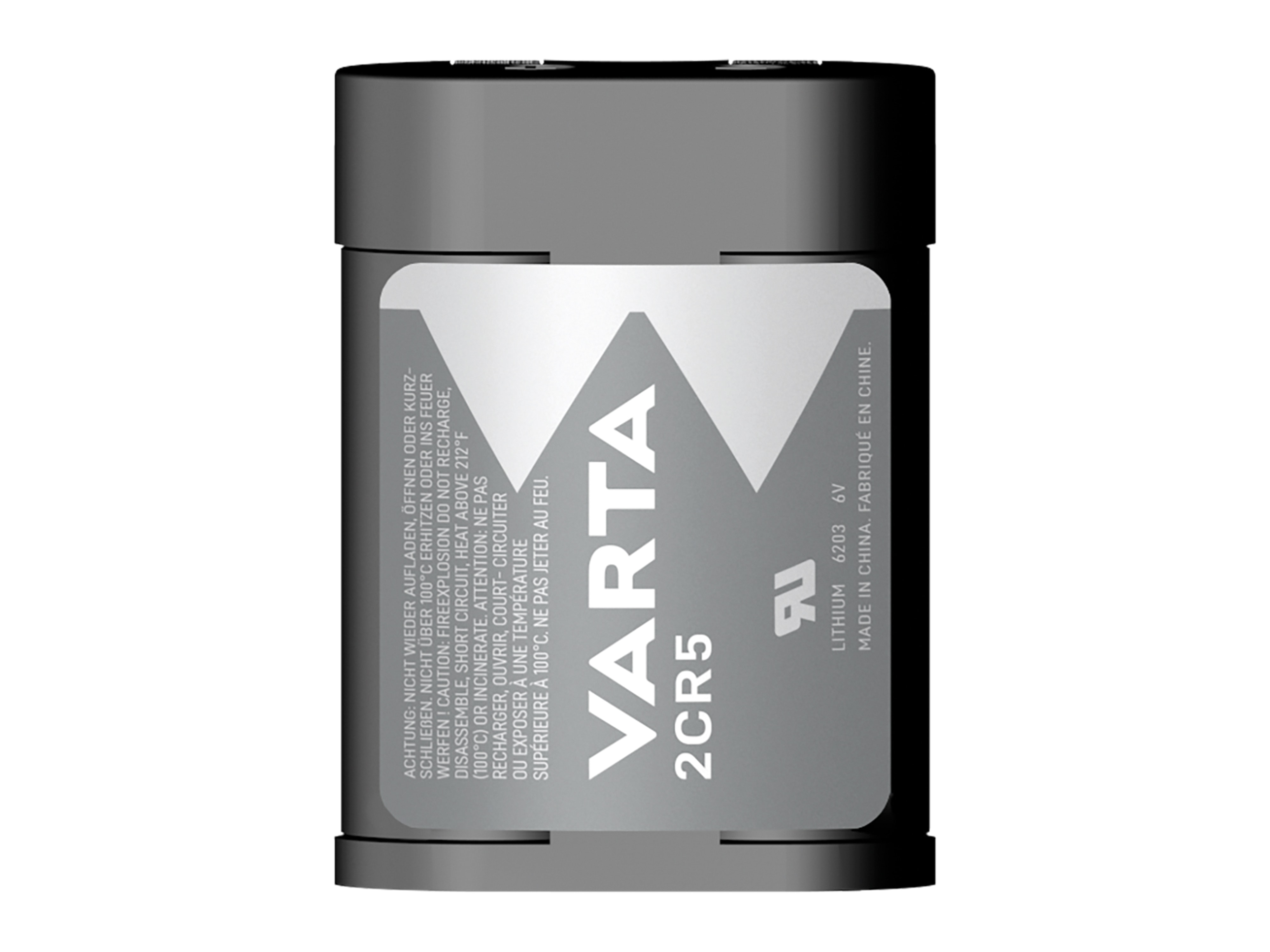VARTA Lithium-Batterie, 2CR5, 6V, Photo VARTA Lithium-Batterie, 2CR5, 6V, Photo