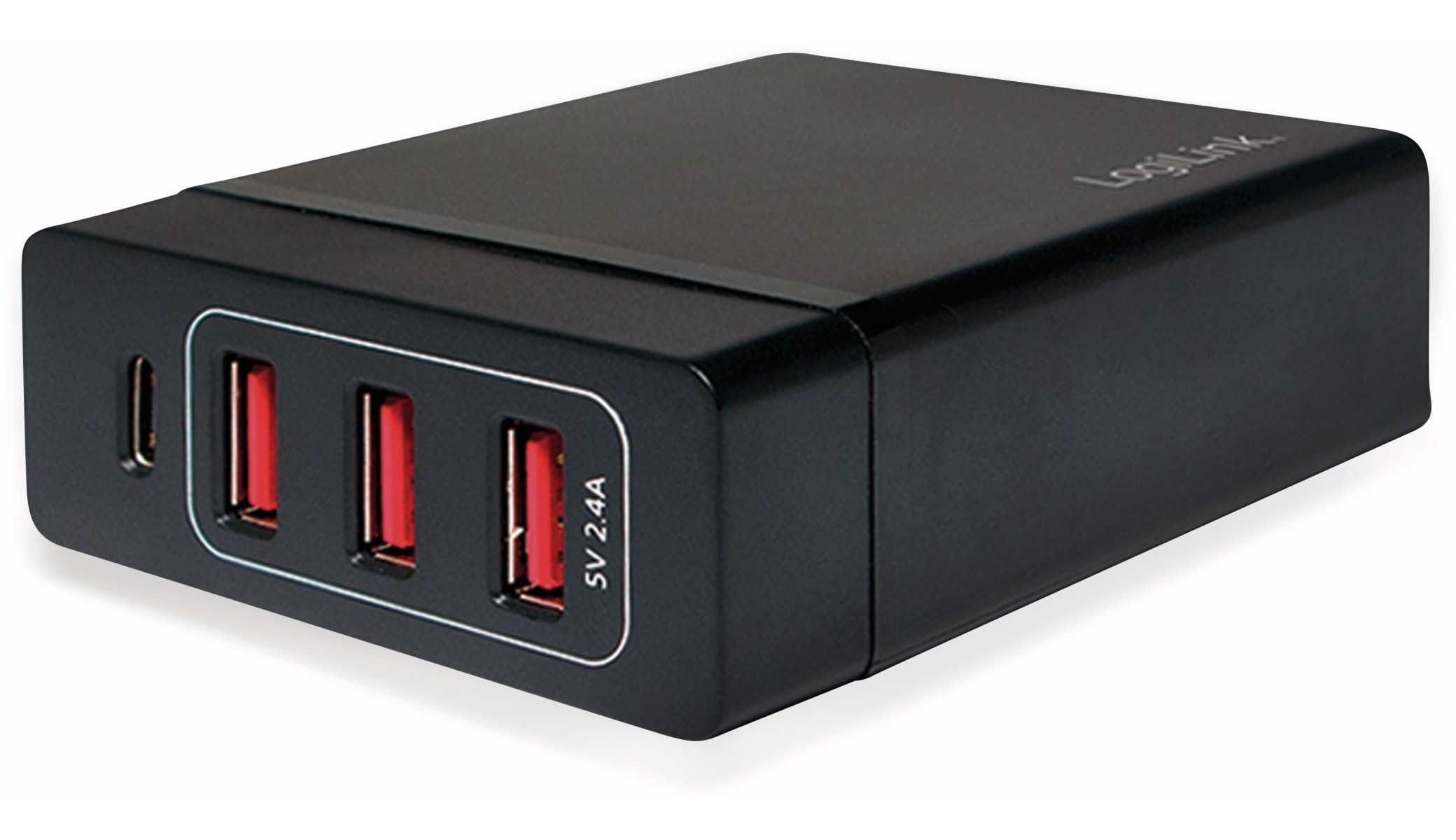 LOGILINK USB-Lader, PA0122, 4-fach, 75W, 3x 5V/2,4A USB-A, 1x 5-20V/3A LOGILINK USB-Lader, PA0122, 4-fach, 75W, 3x 5V/2,4A USB-A, 1x 5-20V/3A