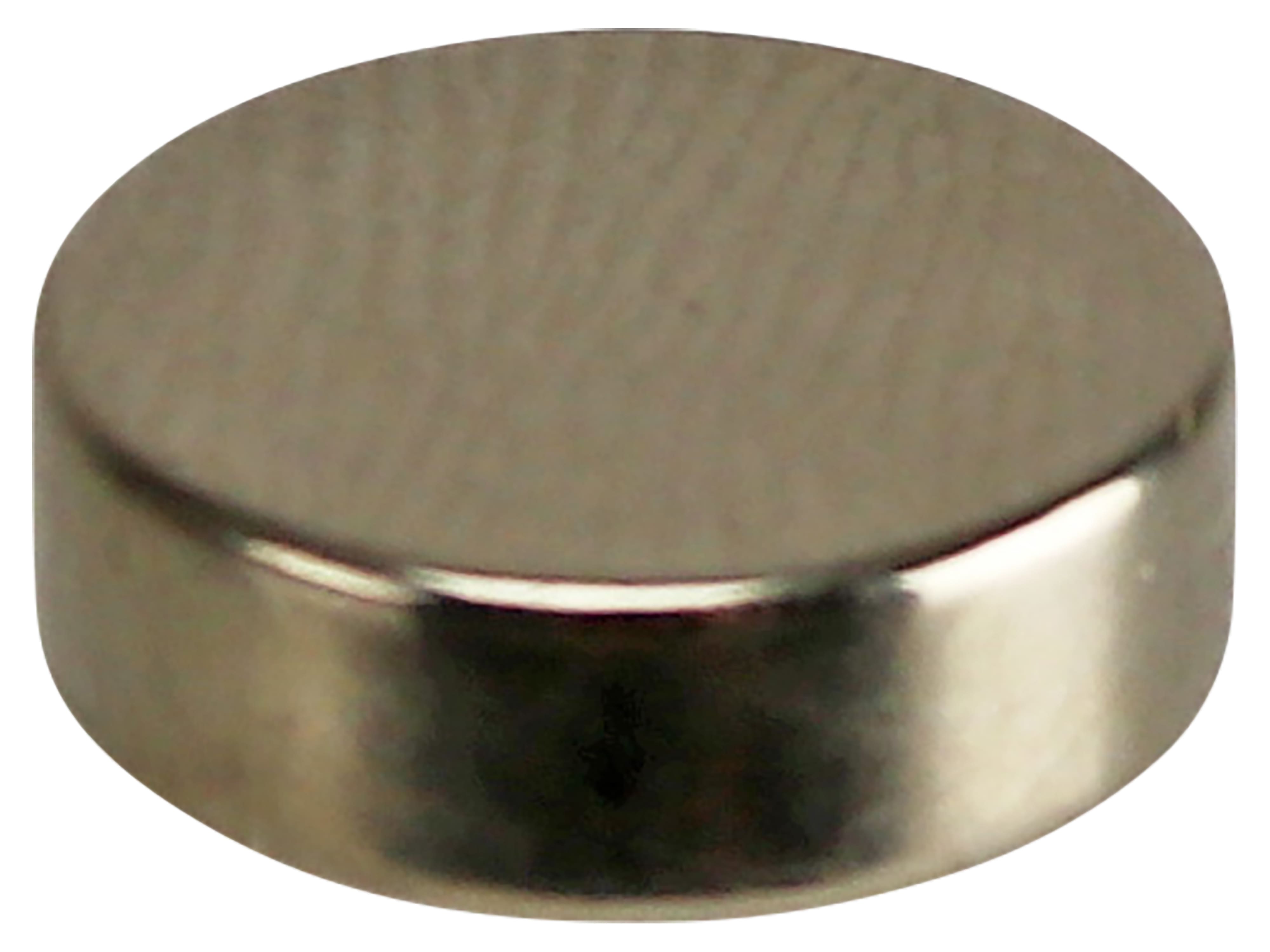 Neodym-Scheibenmagnete N45, 12x4 mm, 4 Stück