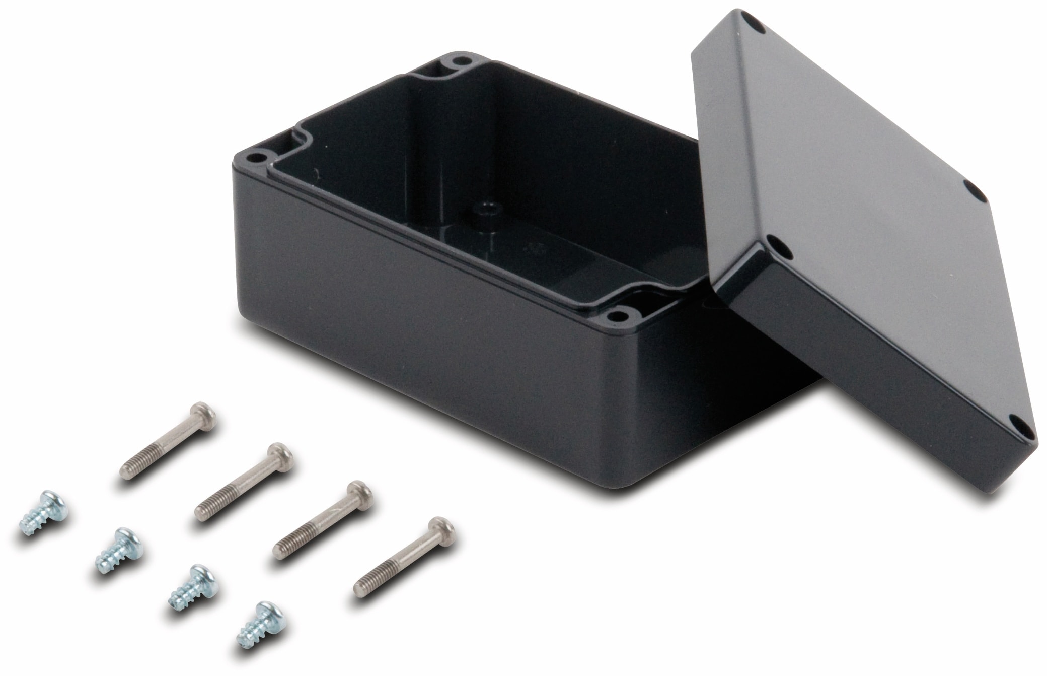 Universalgehäuse, ABS, 120 x 80 x 55 mm, IP66, schiefergrau Universalgehäuse, ABS, 120 x 80 x 55 mm, IP66, schiefergrau