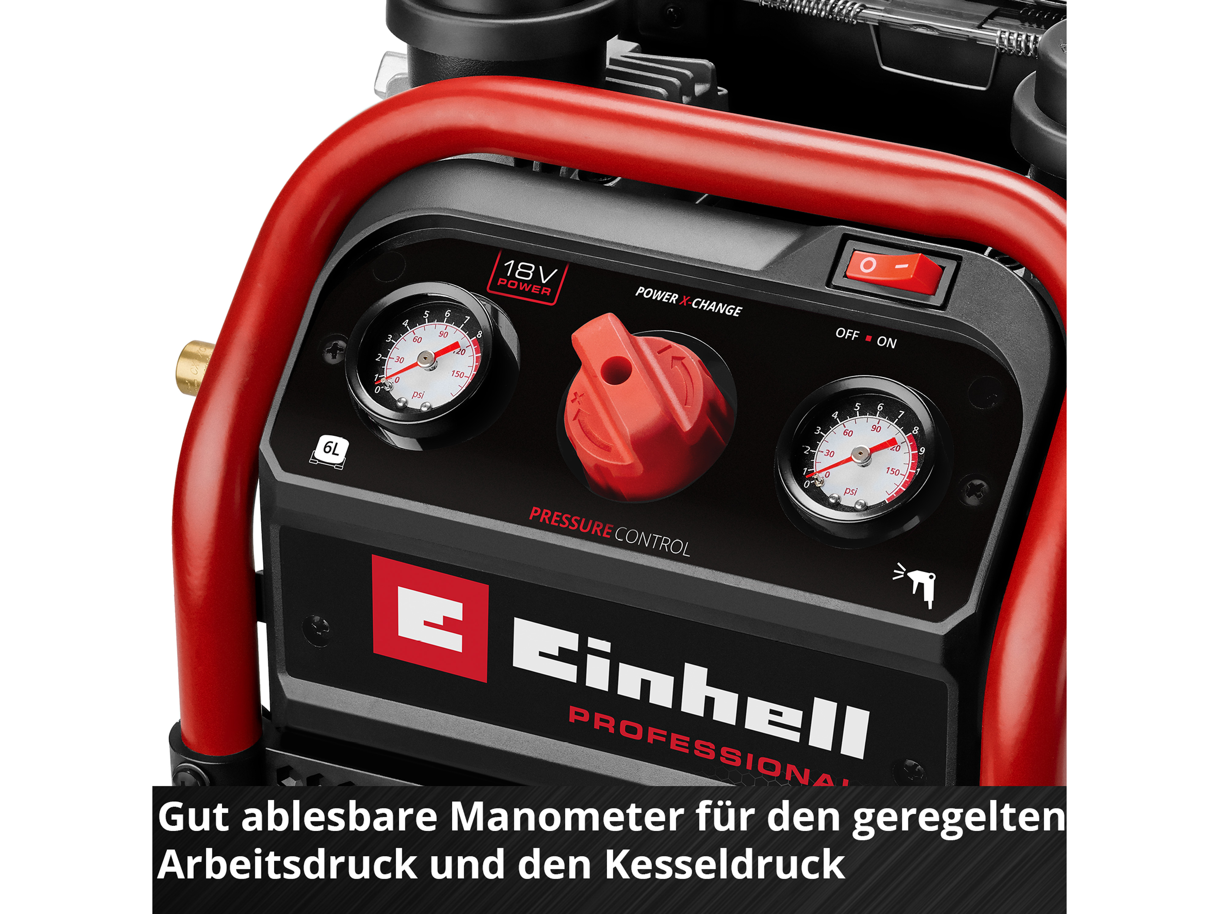 EINHELL PROFESSIONAL Akku-Kompressor SILENZZO 18/160, 4020385