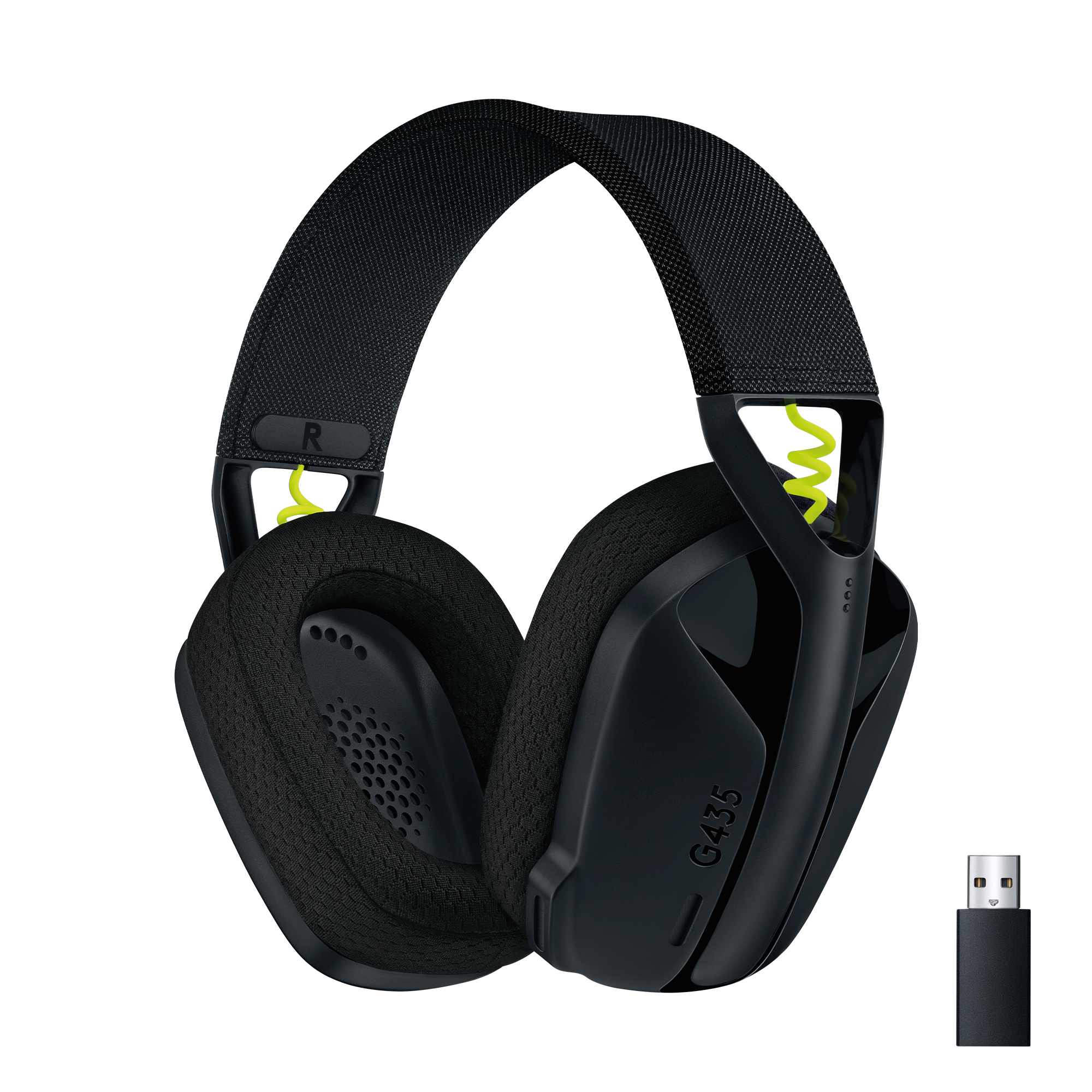 LOGITECH Gaming-Headset G435 schwarz/neongelb