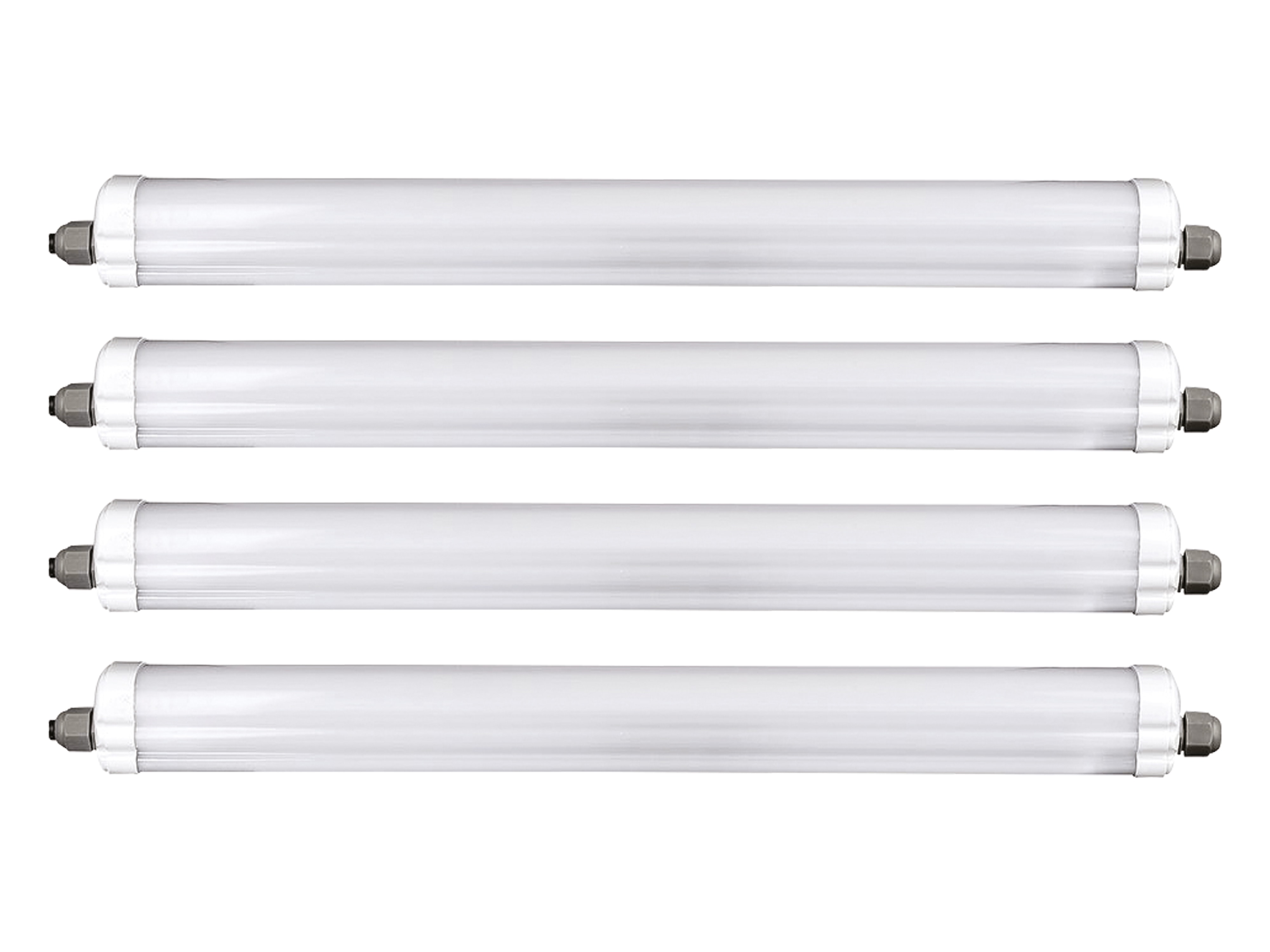 V-TAC LED-Feuchtraum-Wannenleuchte VT-1574-N, EEK: E, 48 W, 5760 lm, 6500 K, 1500 mm, 4 Stück V-TAC LED-Feuchtraum-Wannenleuchte VT-1574-N, EEK: E, 48 W, 5760 lm, 6500 K, 1500 mm, 4 Stück