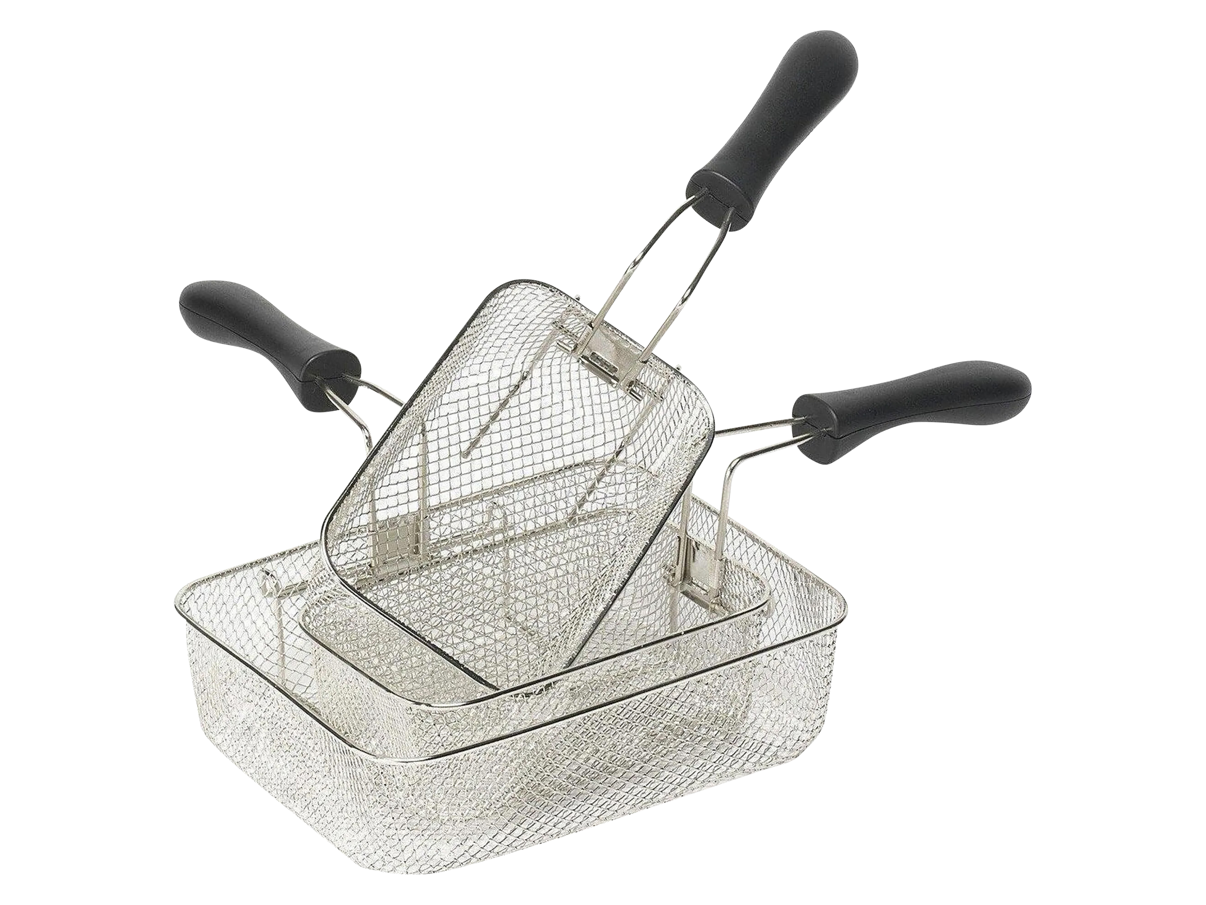 BESTRON Öl-Fritteuse XL DF402, 4,5 L, Cool Zone, 3 Körbe, 2000W, silber BESTRON Öl-Fritteuse XL DF402, 4,5 L, Cool Zone, 3 Körbe, 2000W, silber