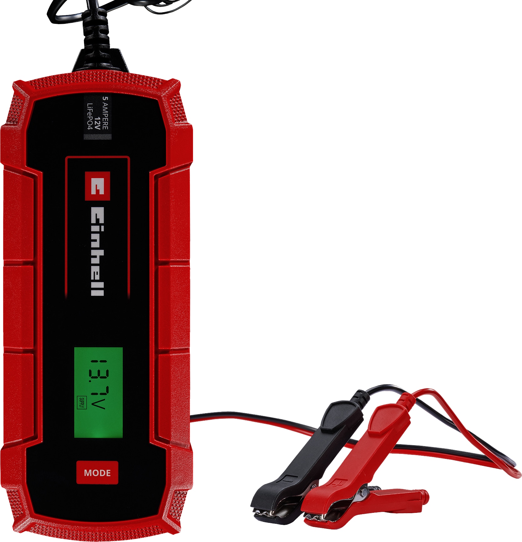 EINHELL Batterie-Ladegerät CE-BC 5 M LiFePO4, 12 V, 5 A