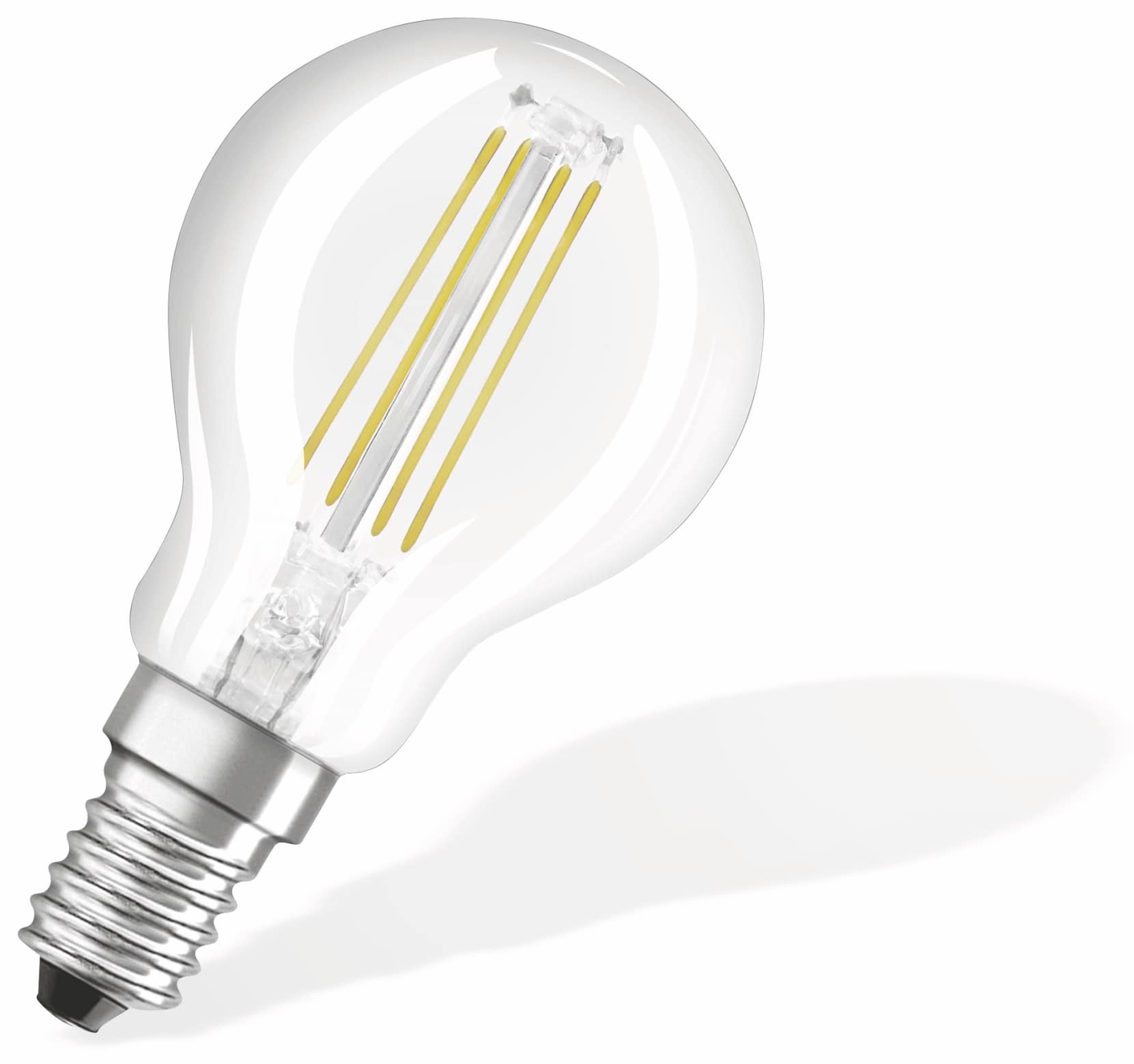 OSRAM LED-Lampe BASE CLASSIC P, E14, EEK: E, 4 W, 470 lm, 2700 K, 5 Stk. OSRAM LED-Lampe BASE CLASSIC P, E14, EEK: E, 4 W, 470 lm, 2700 K, 5 Stk.