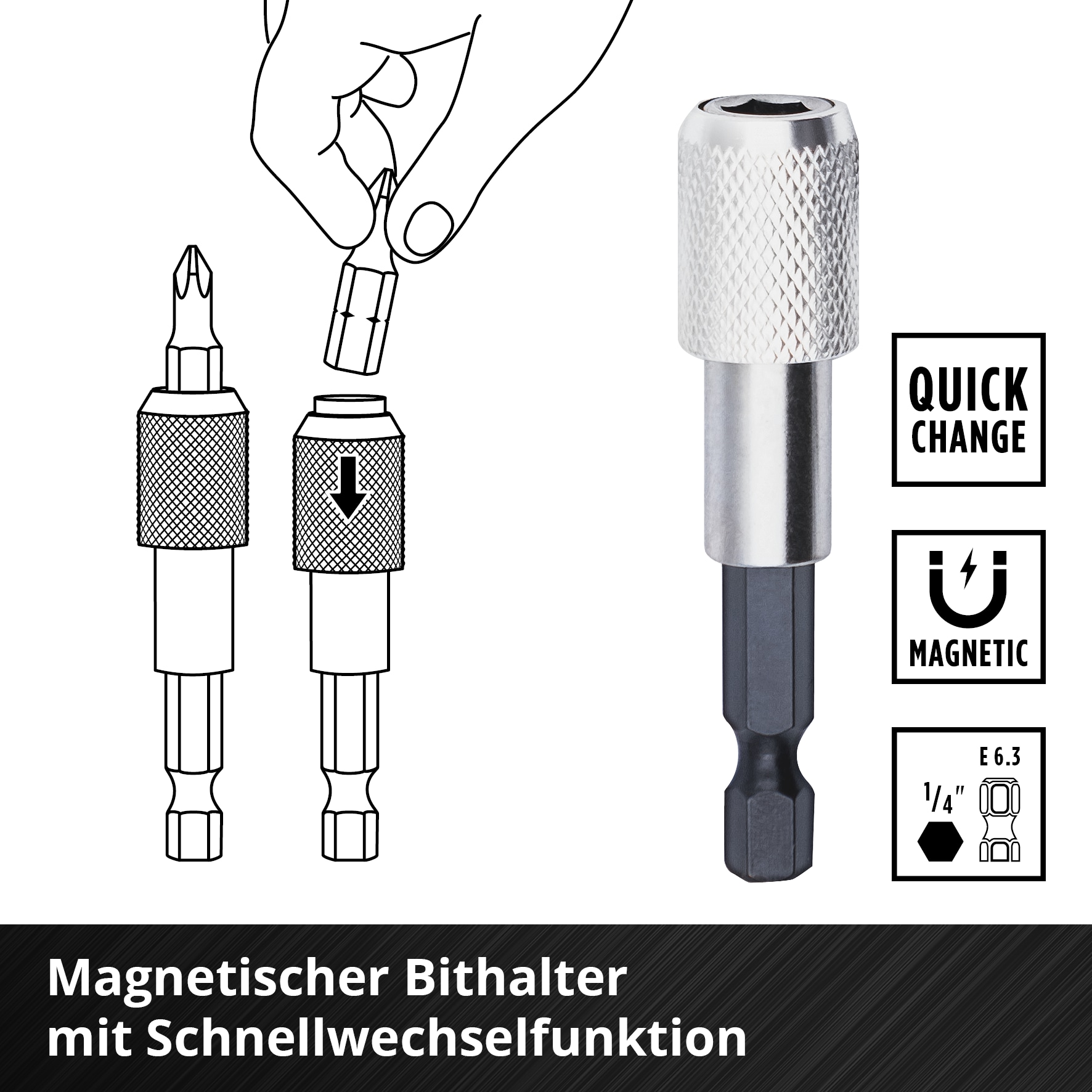EINHELL Bit- & Steckschlüssel-Set, 118683, XS-Case, 21-teilig EINHELL Bit- & Steckschlüssel-Set, 118683, XS-Case, 21-teilig