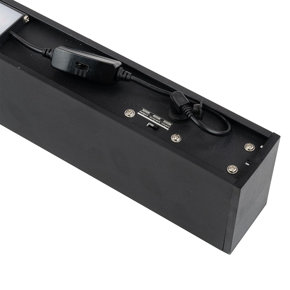 LUXULA LED-Büro-/Tresenleuchte, 30W, 3000/4000/6500K, EEK: E, 3600lm, IP20, schwarz LUXULA LED-Büro-/Tresenleuchte, 30W, 3000/4000/6500K, EEK: E, 3600lm, IP20, schwarz