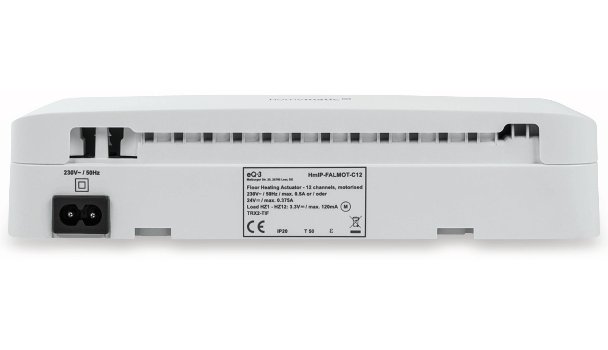 HOMEMATIC IP Smart Home 153621A0, Fußboden- Heizungsaktor, 12-fach, motorisch HOMEMATIC IP Smart Home 153621A0, Fußboden- Heizungsaktor, 12-fach, motorisch