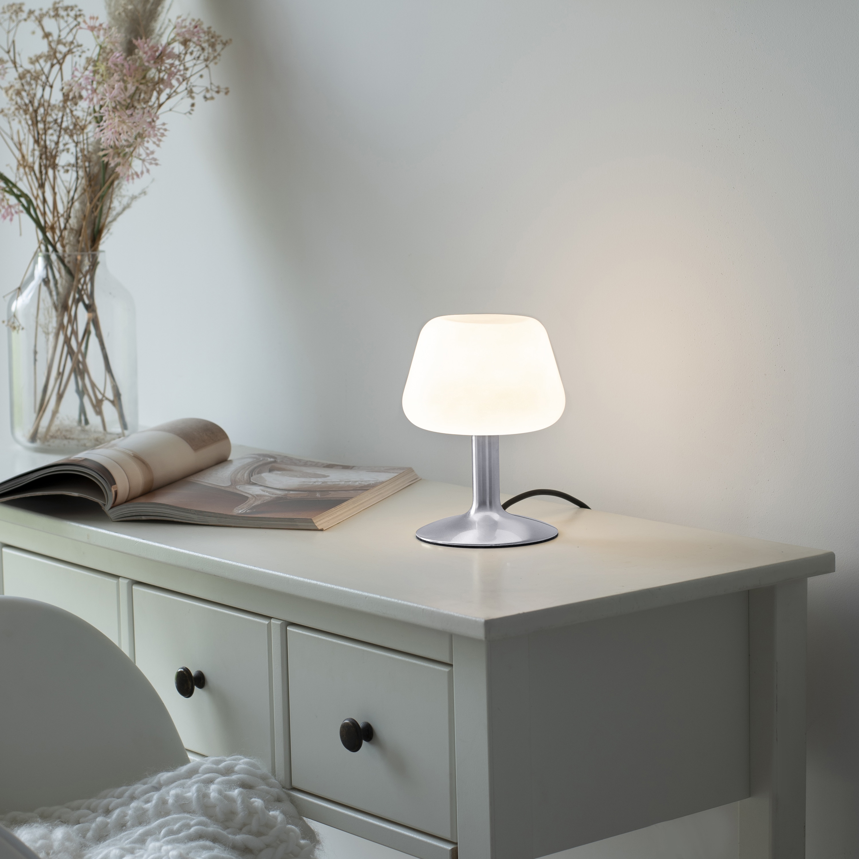 PAUL NEUHAUS LED-Tischleuchte 4078-55 stahl, 2,6 W, 265 lm, 3000 K PAUL NEUHAUS LED-Tischleuchte 4078-55 stahl, 2,6 W, 265 lm, 3000 K
