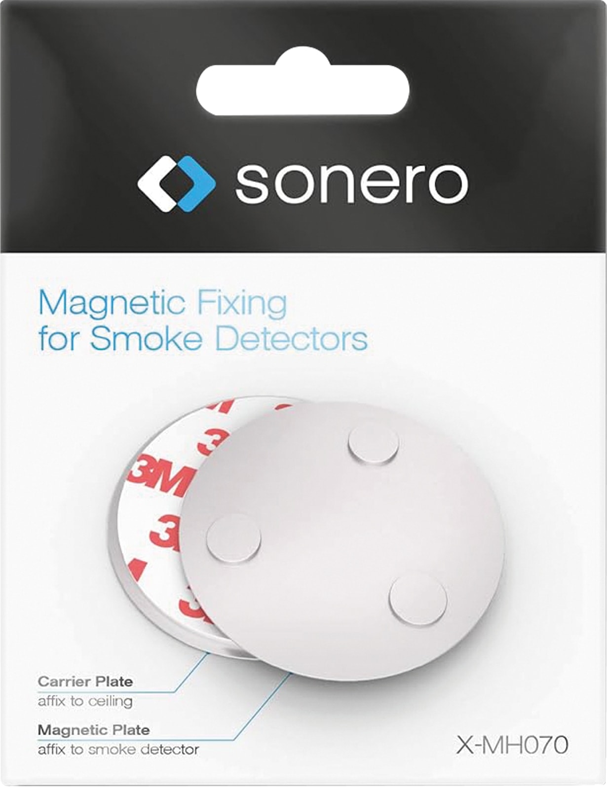 SONERO Befestigungs-Set für Rauchmelder X-MH070-10, magnetisch, 10er-Set SONERO Befestigungs-Set für Rauchmelder X-MH070-10, magnetisch, 10er-Set
