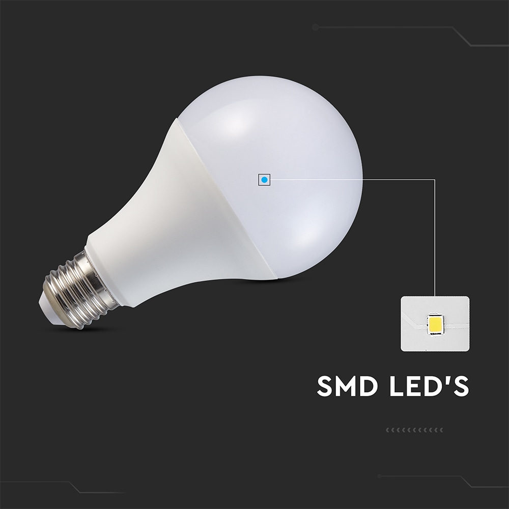 V-TAC LED-Lampe VT-22022, EEK: E, E27, 20 W, 2452 lm, 6500 K V-TAC LED-Lampe VT-22022, EEK: E, E27, 20 W, 2452 lm, 6500 K