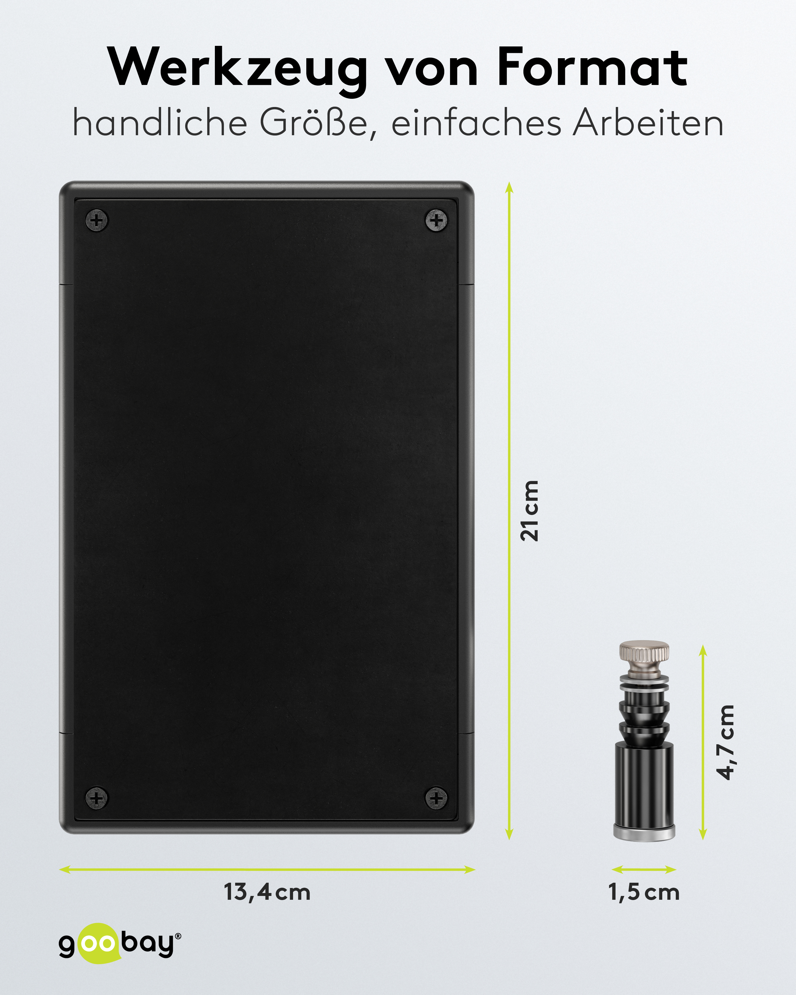 GOOBAY Magnetische Platinenhalter und Metallplatte, 77998 GOOBAY Magnetische Platinenhalter und Metallplatte, 77998
