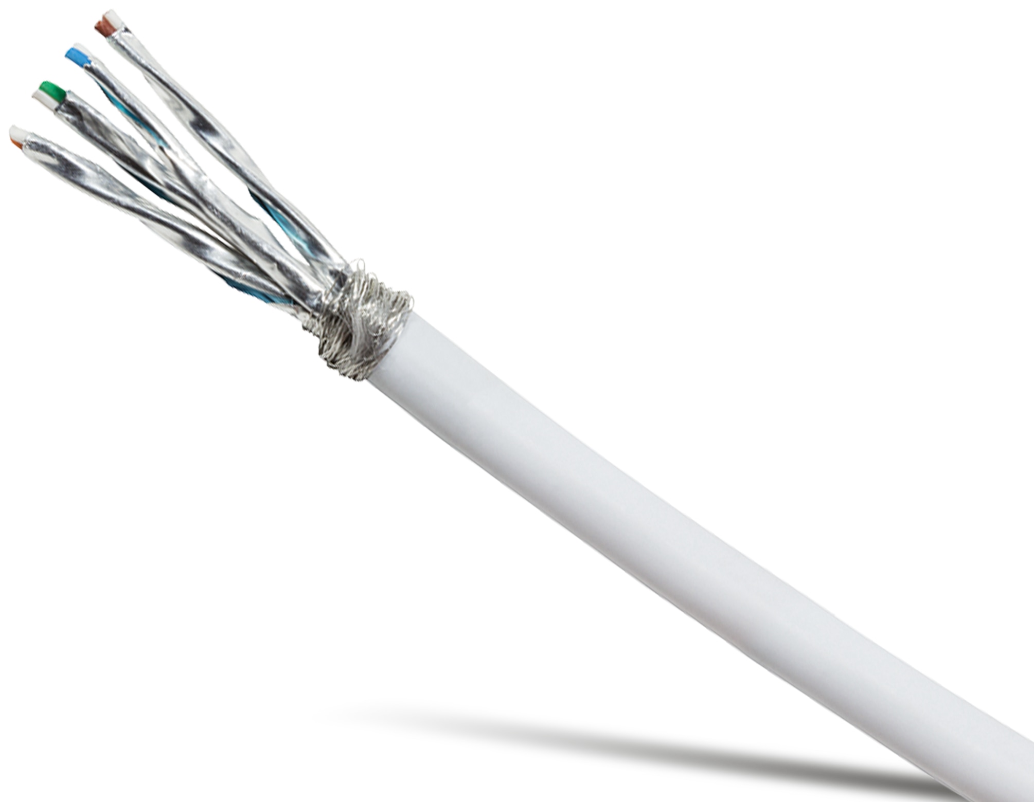 LOGILINK CAT.7 Netzwerkkabel CPV0040, 50 m, weiß