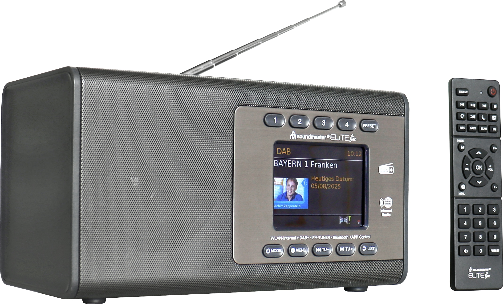 SOUNDMASTER ELITE LINE Internetradio DAB+/UKW mit WLAN, USB, Bluetooth SOUNDMASTER Internetradio DAB+/UKW mit WLAN, USB, Bluetooth