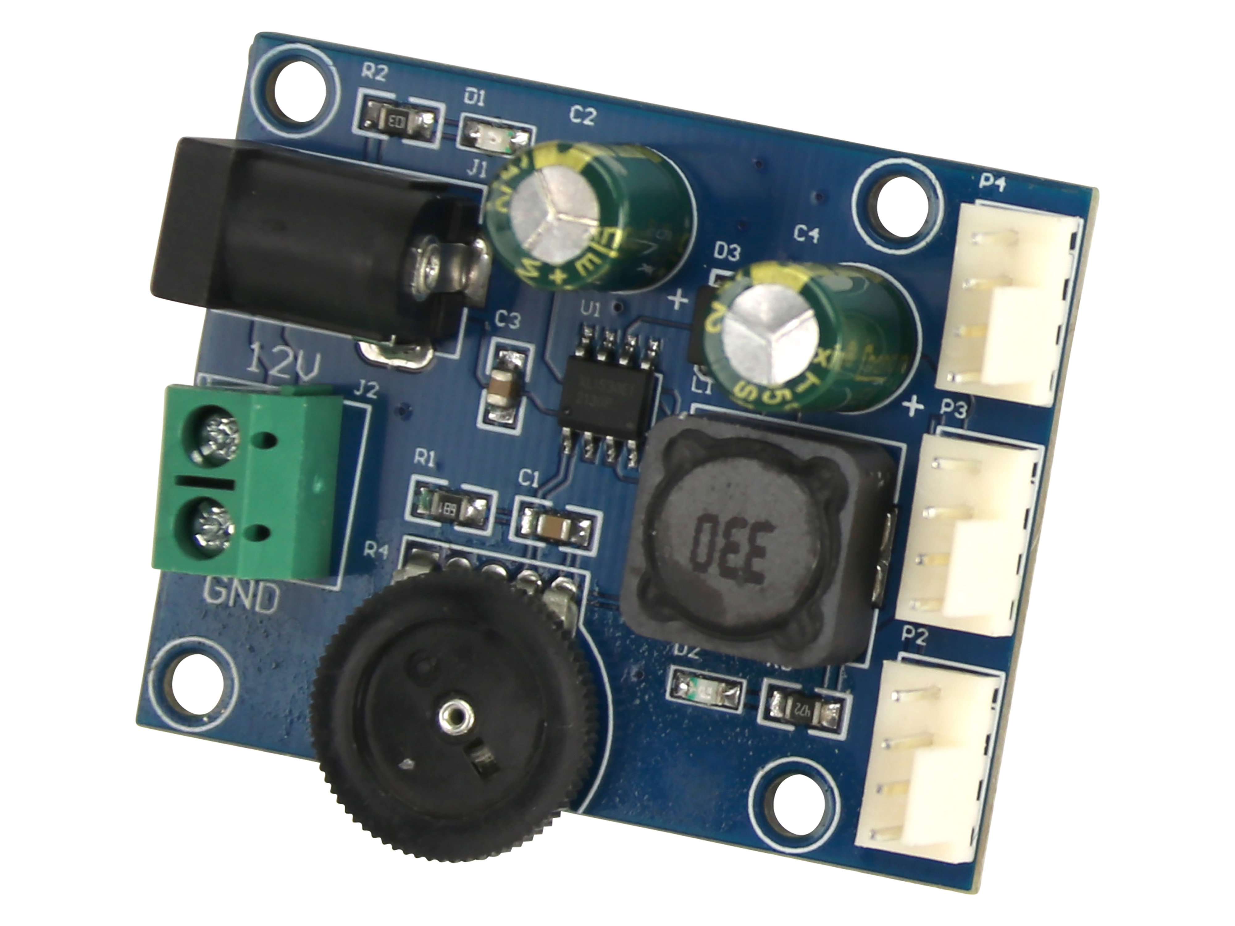 DAYPOWER Lüftersteuerungsmodul PCBUCK-FANX3, 12 V, 3-Wege DAYPOWER Lüftersteuerungsmodul PCBUCK-FANX3, 12 V, 3-Wege