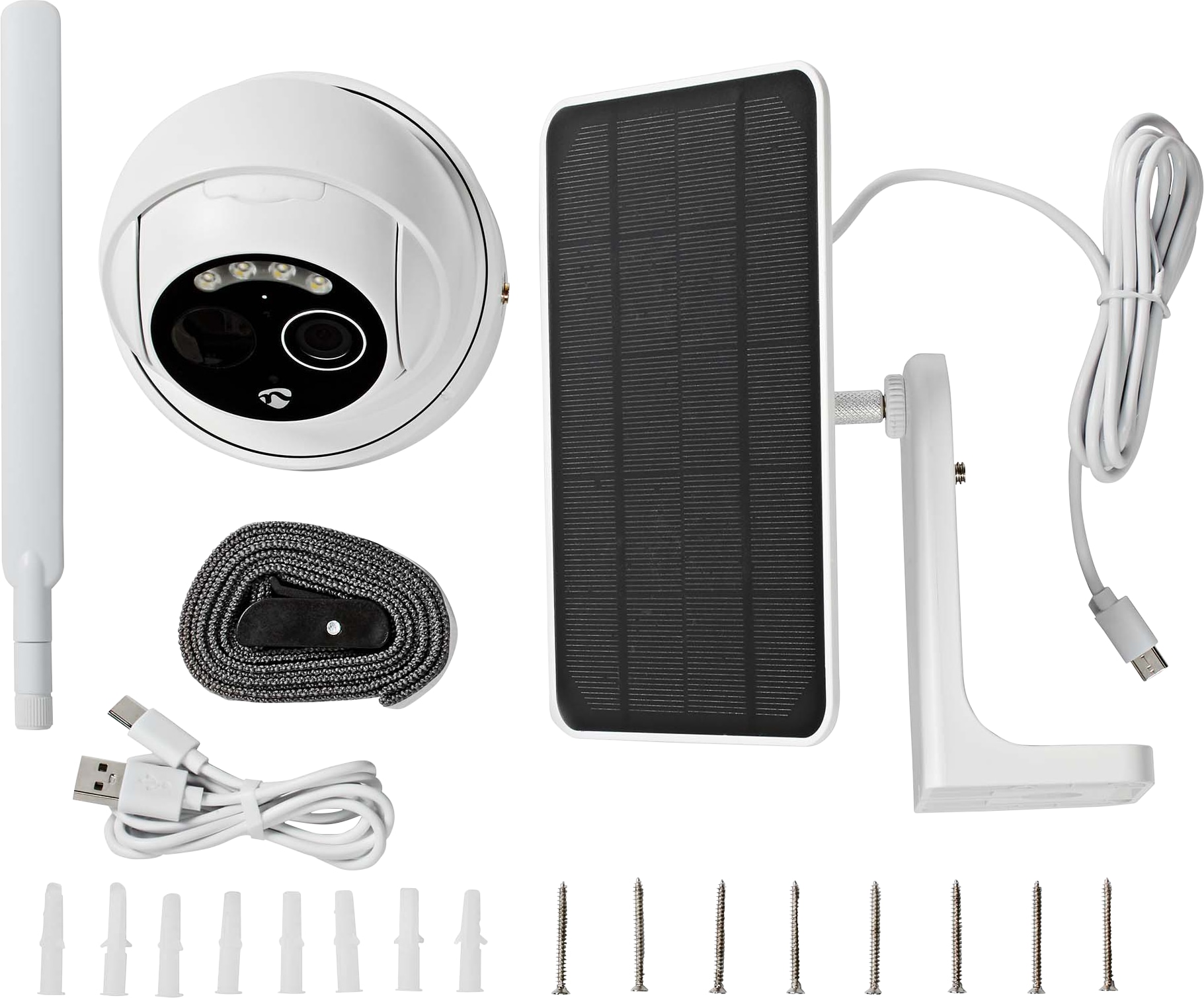 NEDIS Überwachungskamera SmartLife, SIMCBO50WT, Außen, weiß NEDIS Überwachungskamera SmartLife, SIMCBO50WT, Außen, weiß