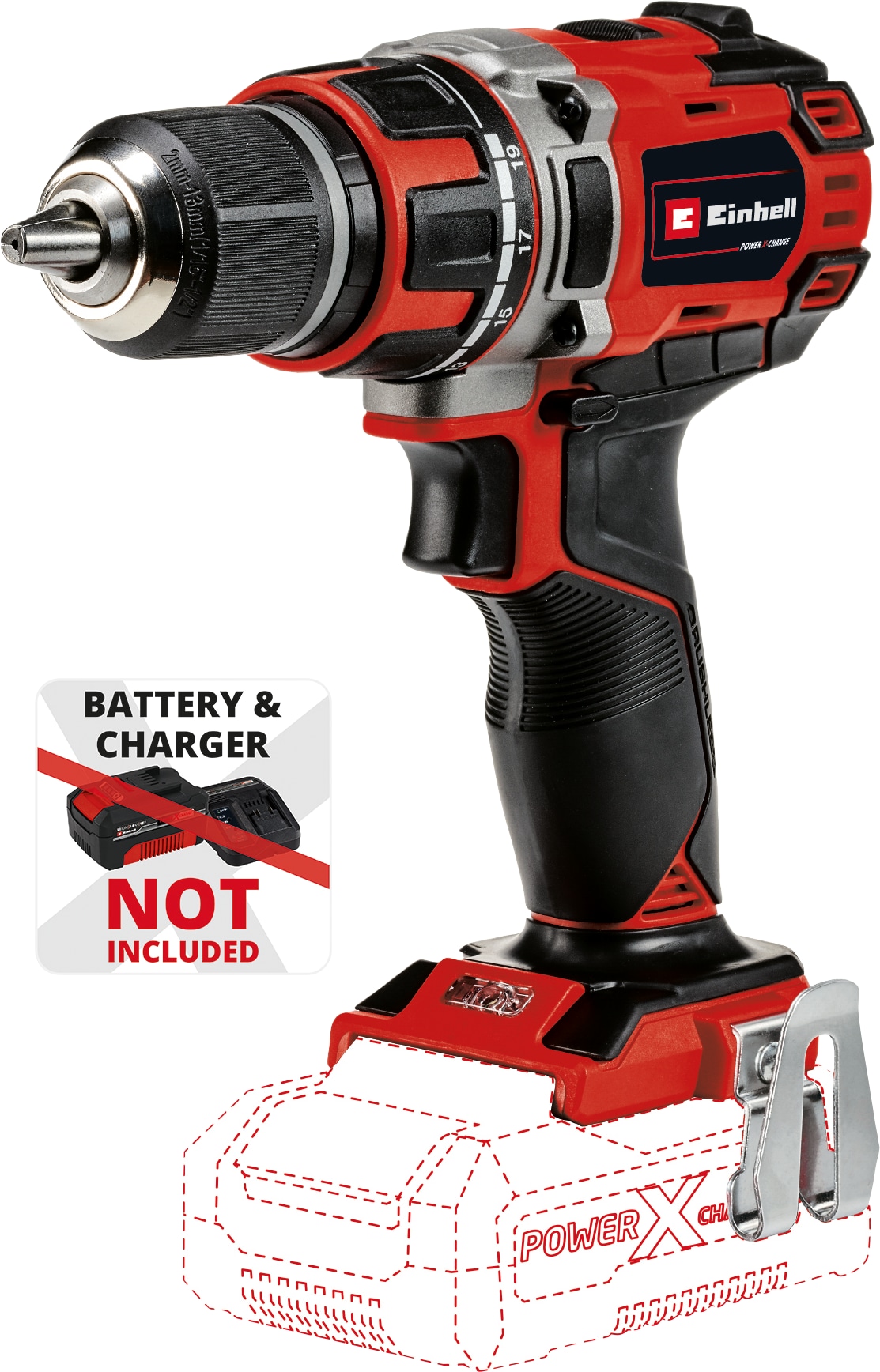 EINHELL PROFESSIONAL Akku-Bohrschrauber TE-CD 18/50 Li BL Solo EINHELL Akku-Bohrschrauber TE-CD 18/50 Li BL Solo