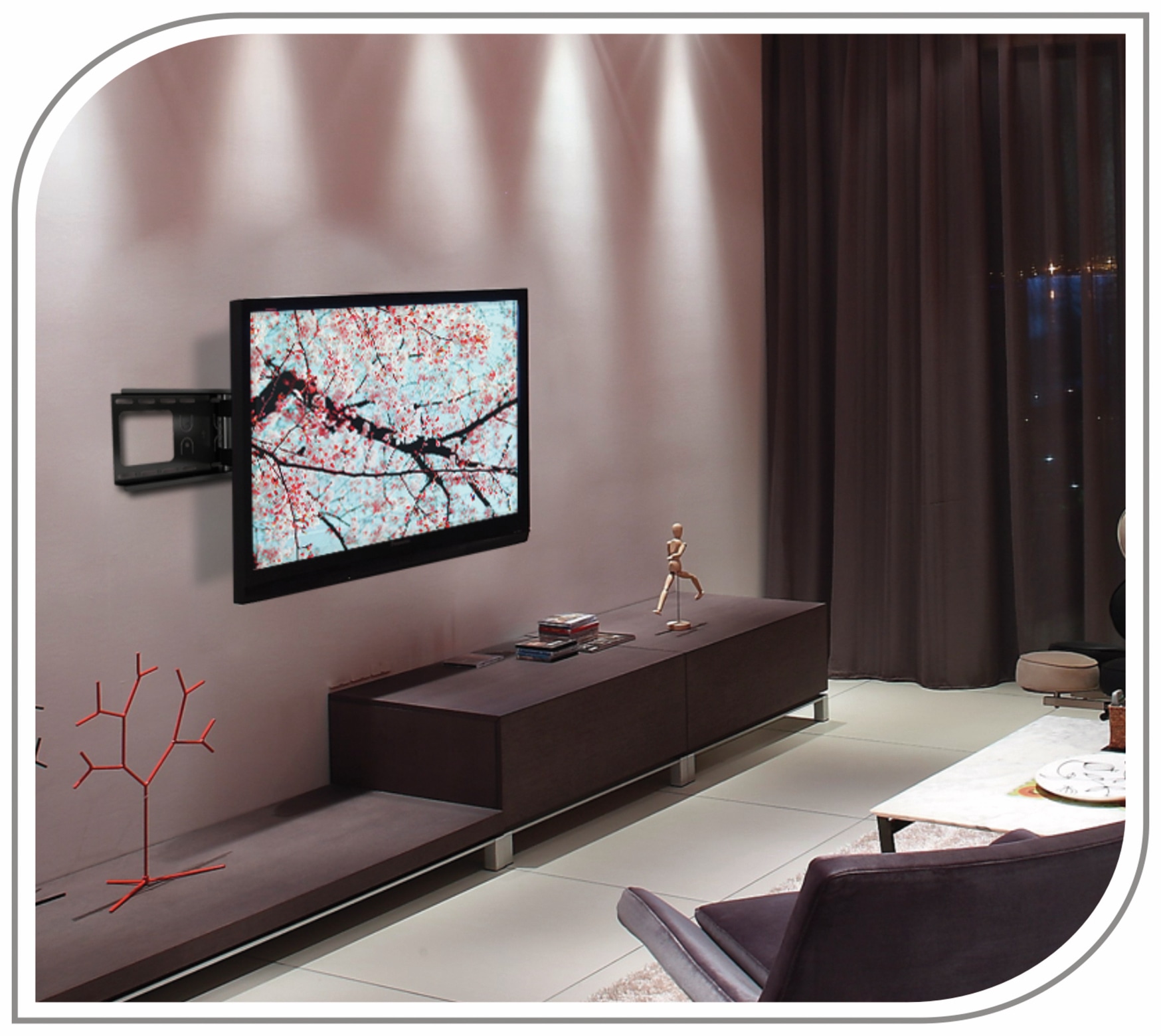 PUREMOUNTS TV-Wandhalter PM-FM30-400, VESA 400x400mm PUREMOUNTS TV-Wandhalter PM-FM30-400, VESA 400x400mm