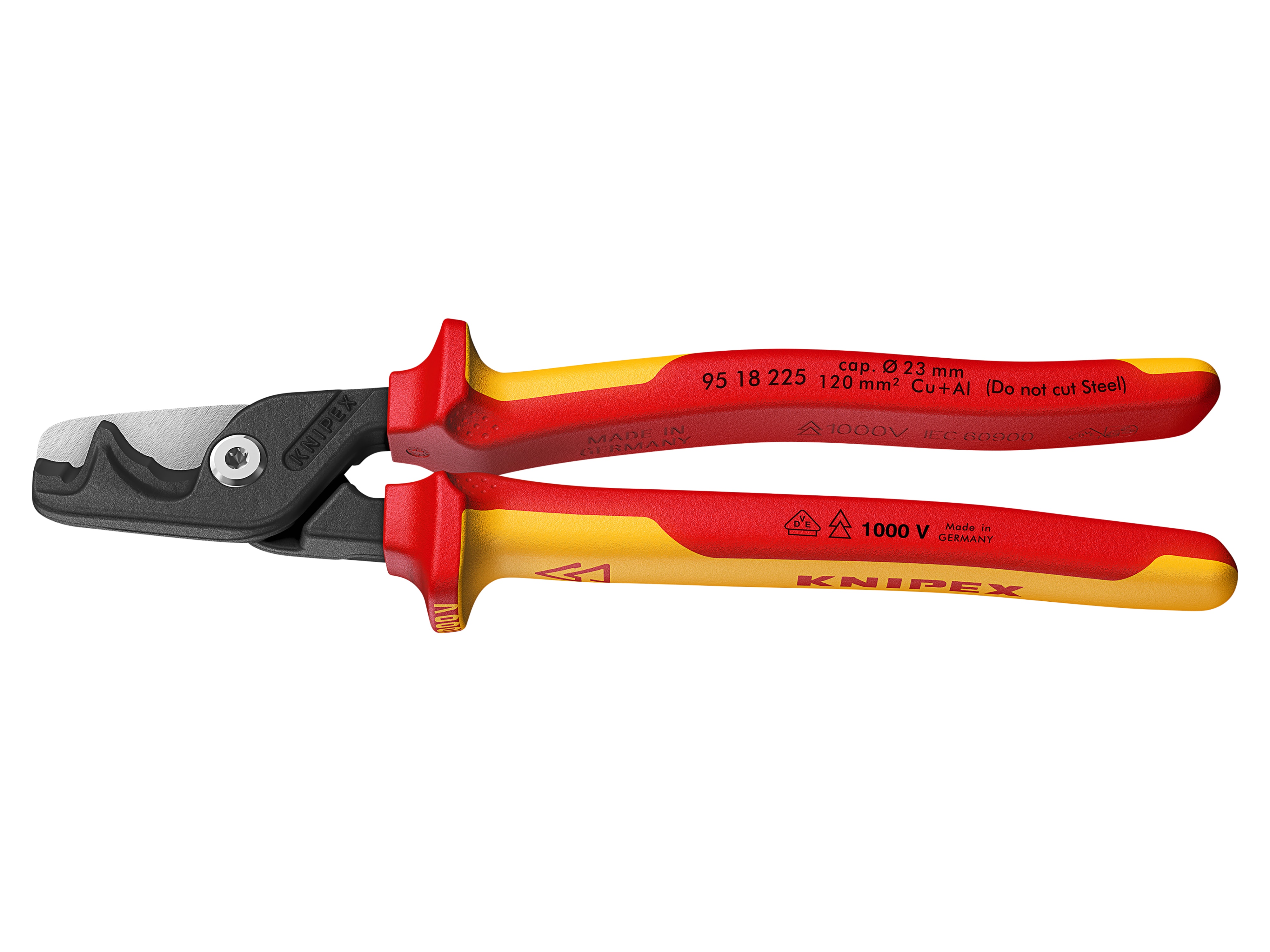 KNIPEX Kabelschere, StepCut XL, 95 18 225, 225 mm KNIPEX Kabelschere, StepCut XL, 95 18 225, 225 mm