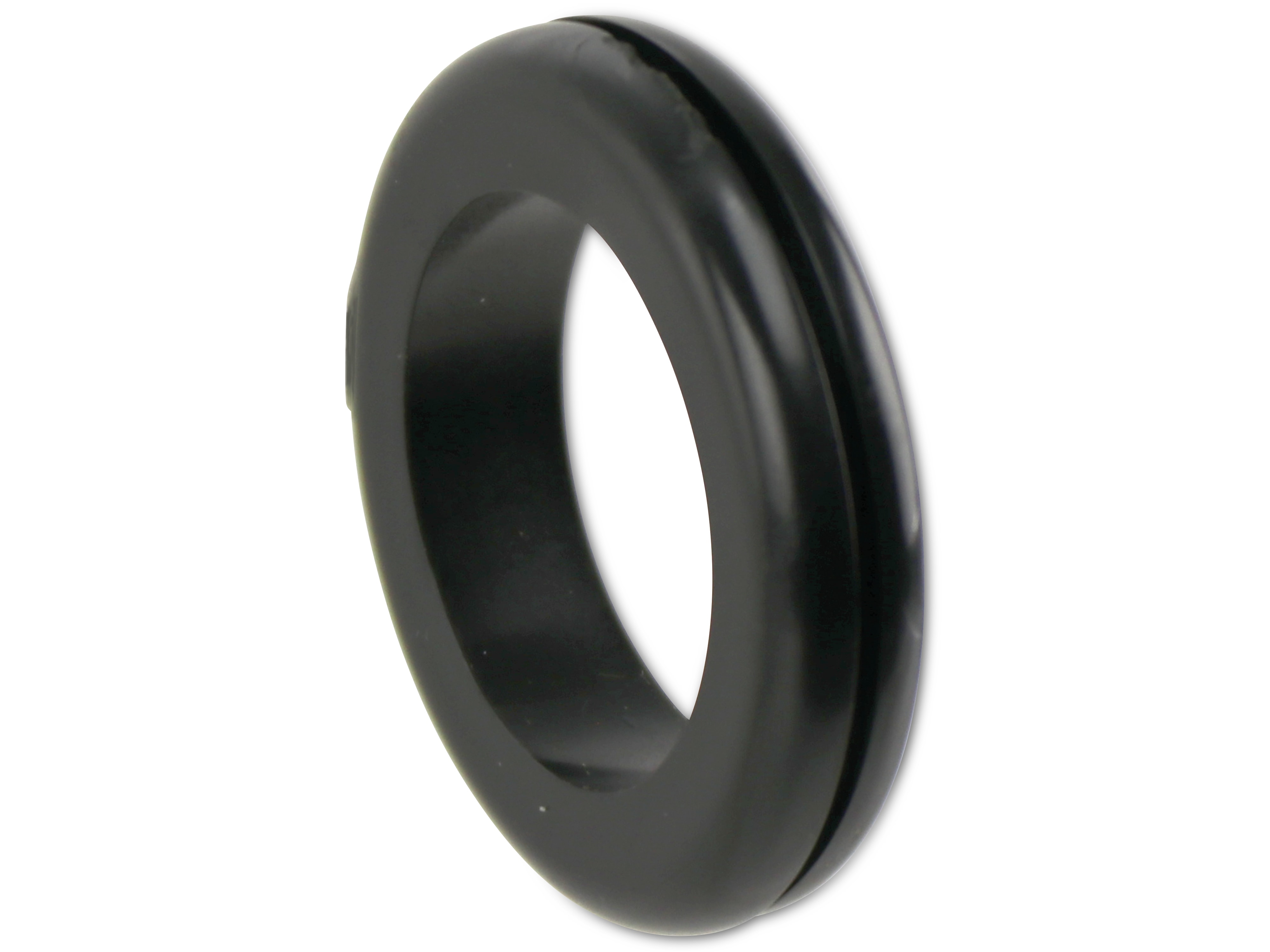 KSS Kabeldurchführungstülle PVC, schwarz, Plattenstärke 1,5, Loch-Ø 25, offen, 1 Stück KSS Kabeldurchführungstülle PVC, schwarz, Plattenstärke 1,5, Loch-Ø 25, offen, 1 Stück