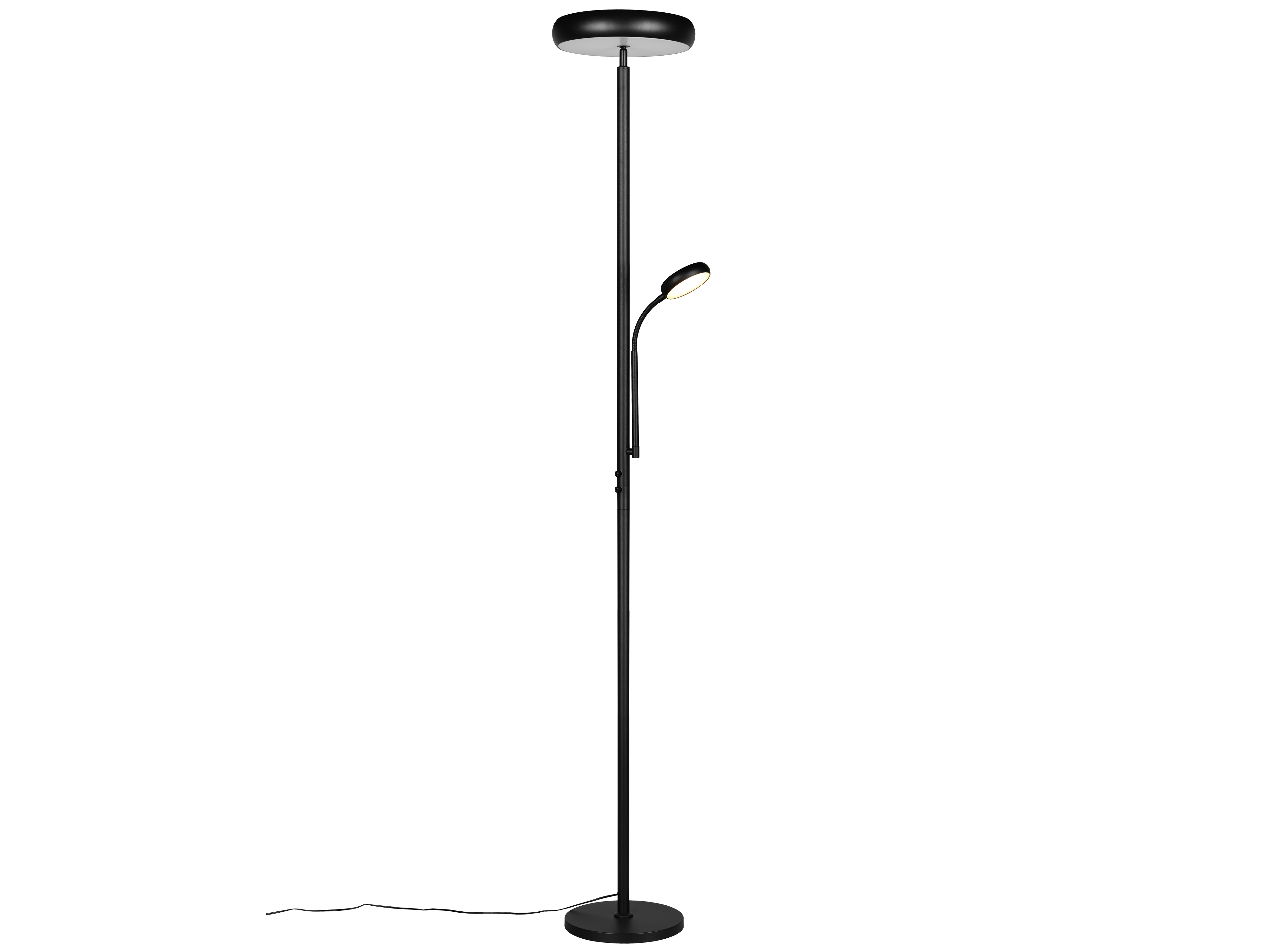 REALITY LED-Stehleuchte Palermo R45741132, 23W, 3000... 6500K, 2500lm, CCT, IP20, schwarz REALITY LED-Stehleuchte Palermo R45741132, 23W, 3000... 6500K, 2500lm, CCT, IP20, schwarz