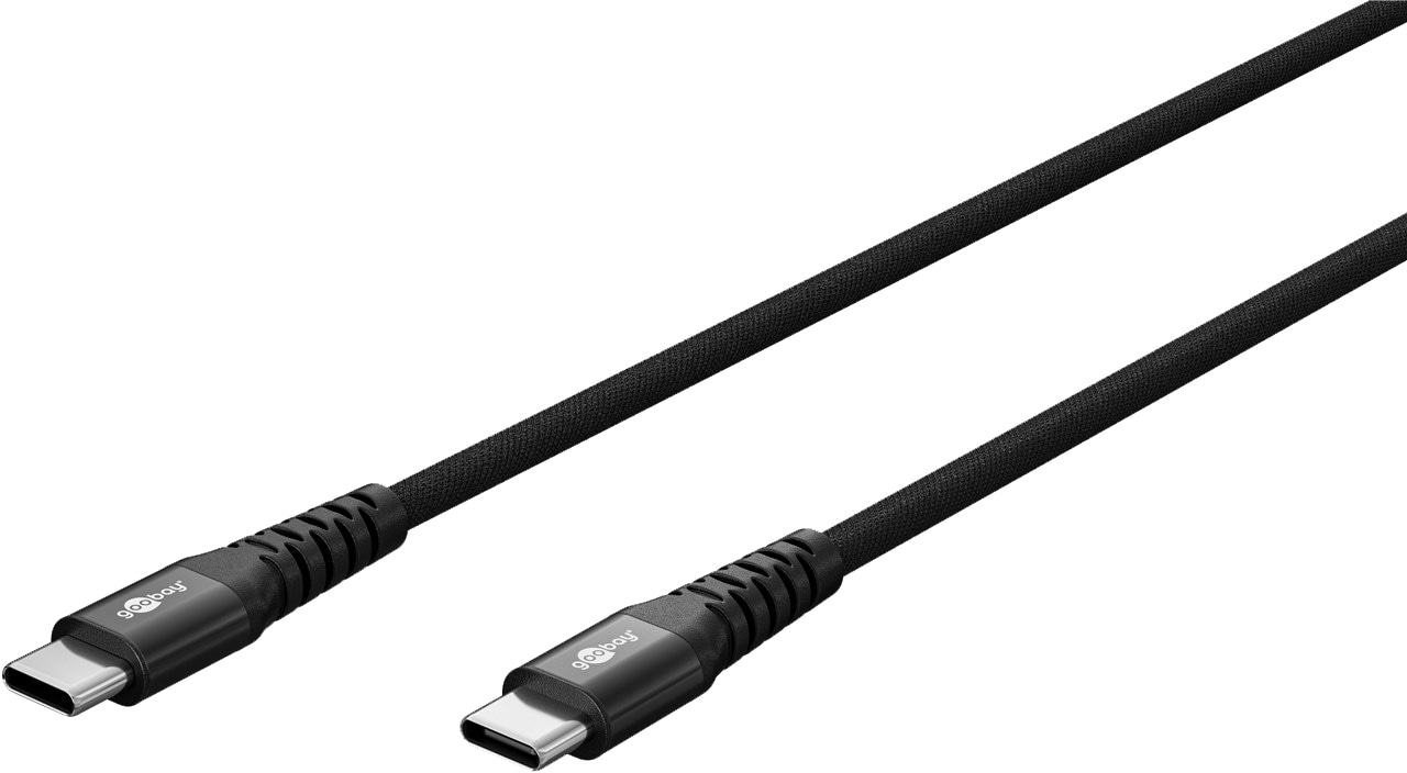 GOOBAY USB-C Kabel 73952 3m schwarz supersoft GOOBAY USB-C Kabel 73952 3m schwarz supersoft
