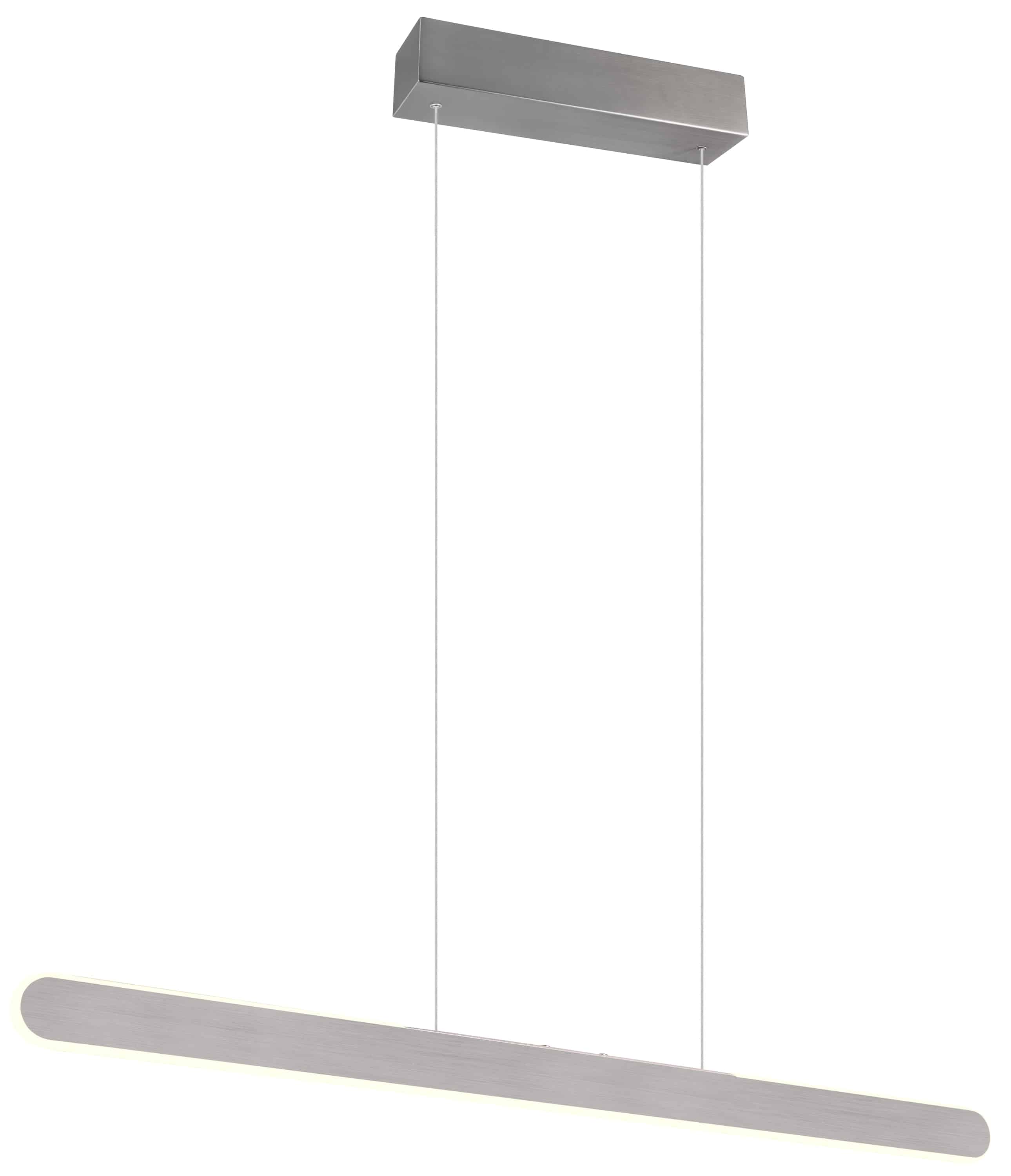 TRIO LED-Pendelleuchte Helios 343310105 aluminiumfarbig, 28 W, 3300 lm, CCT TRIO LED-Pendelleuchte Helios 343310105 aluminiumfarbig, 28 W, 3300 lm, CCT
