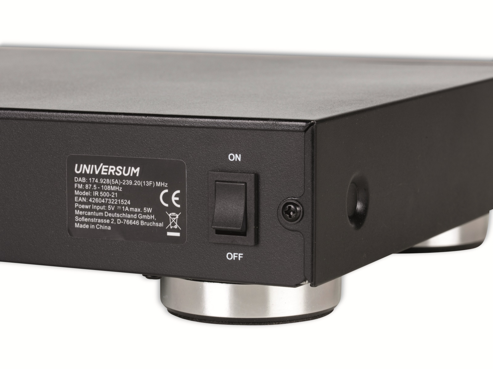 UNIVERSUM Internetradio IR 500-21, DAB+/FM, WiFi, Bluetooth, schwarz UNIVERSUM Internetradio IR 500-21, DAB+/FM, WiFi, Bluetooth, schwarz