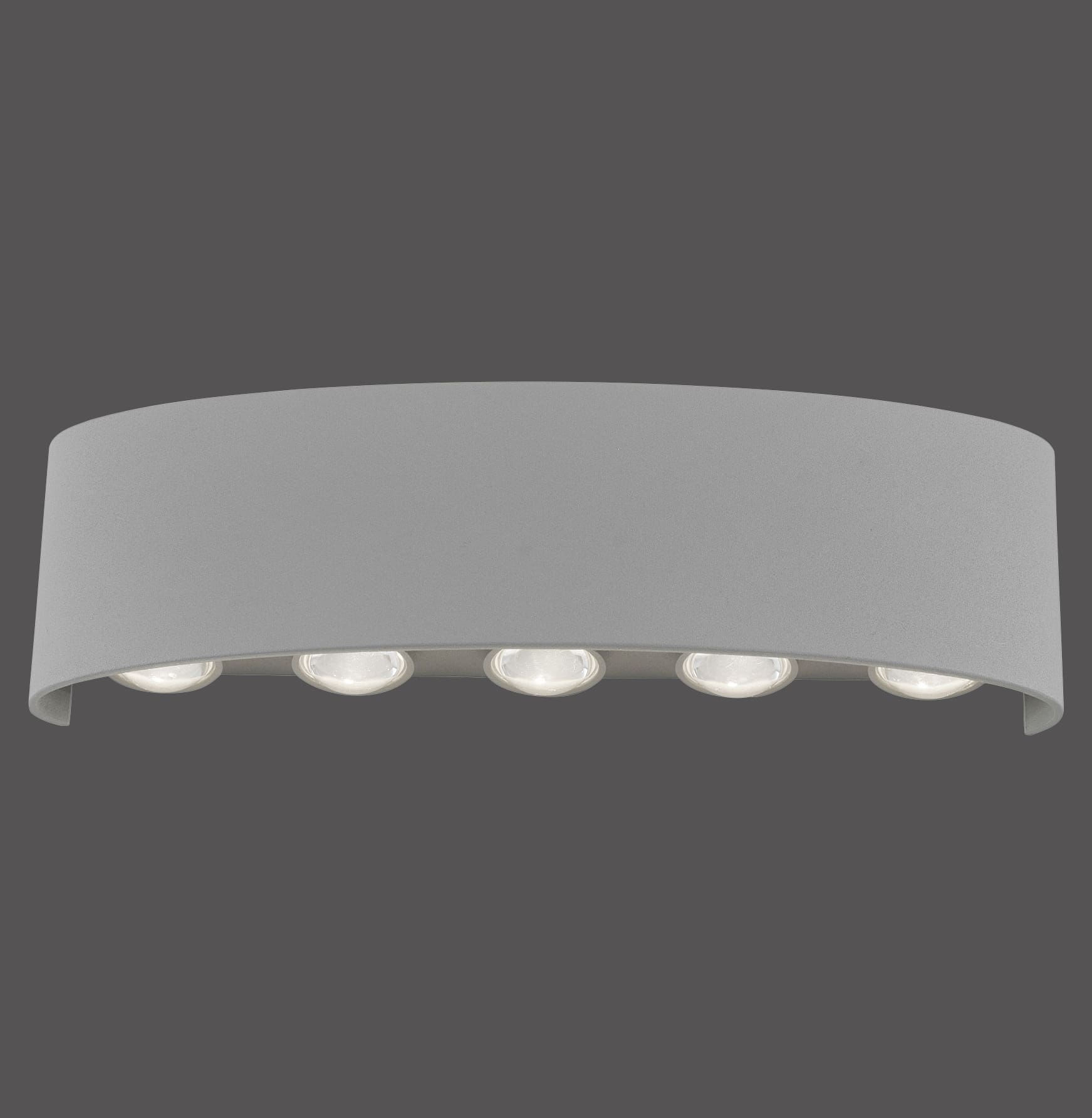 PAUL NEUHAUS LED-Wandleuchte 9489-21 silber, 8 W, 1200 lm, 3000 K, IP54 PAUL NEUHAUS LED-Wandleuchte 9489-21 silber, 8 W, 1200 lm, 3000 K, IP54