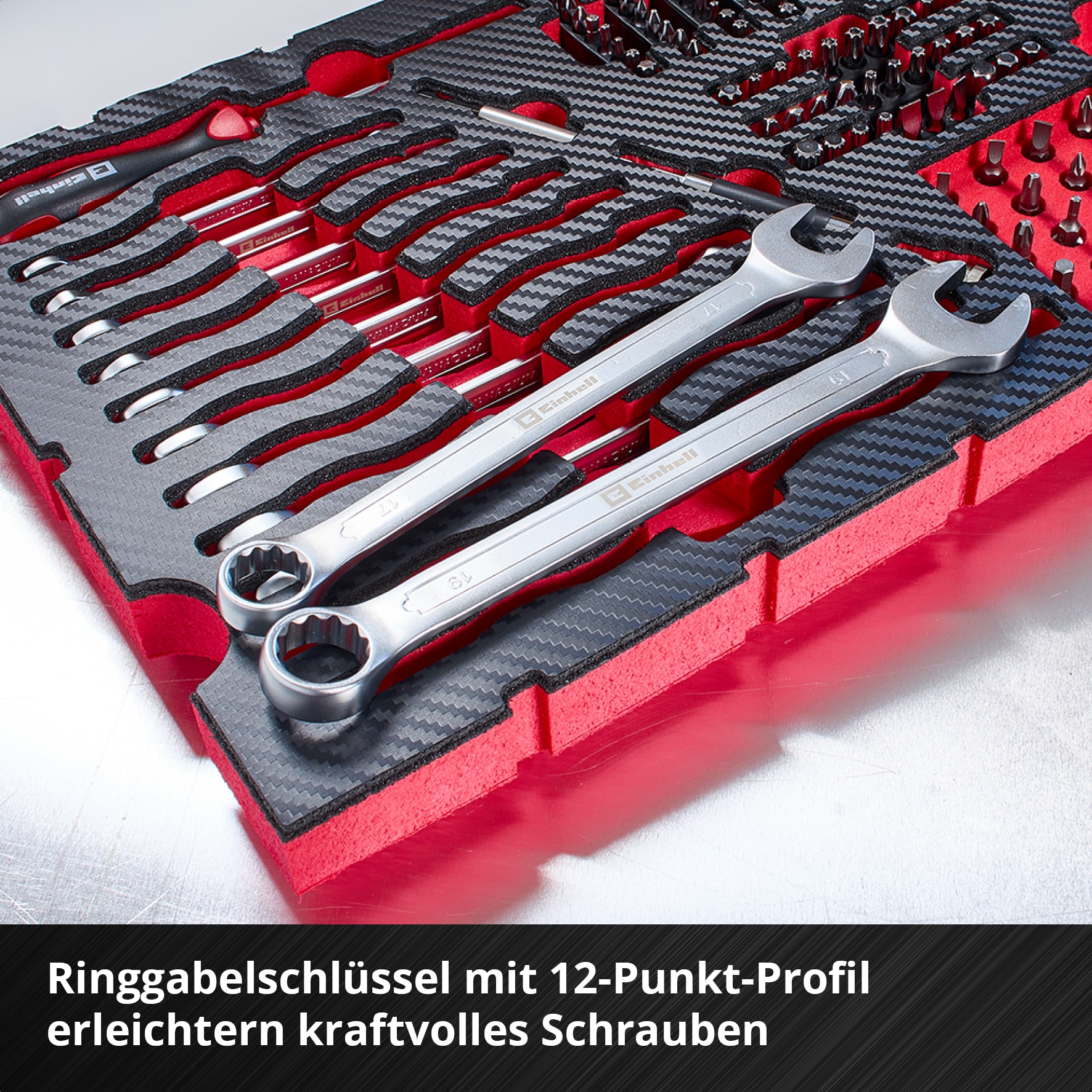 EINHELL Werkzeugkoffer Mechanik, 370513, E-Case, 201-teilig EINHELL Werkzeugkoffer Mechanik, 370513, E-Case, 201-teilig
