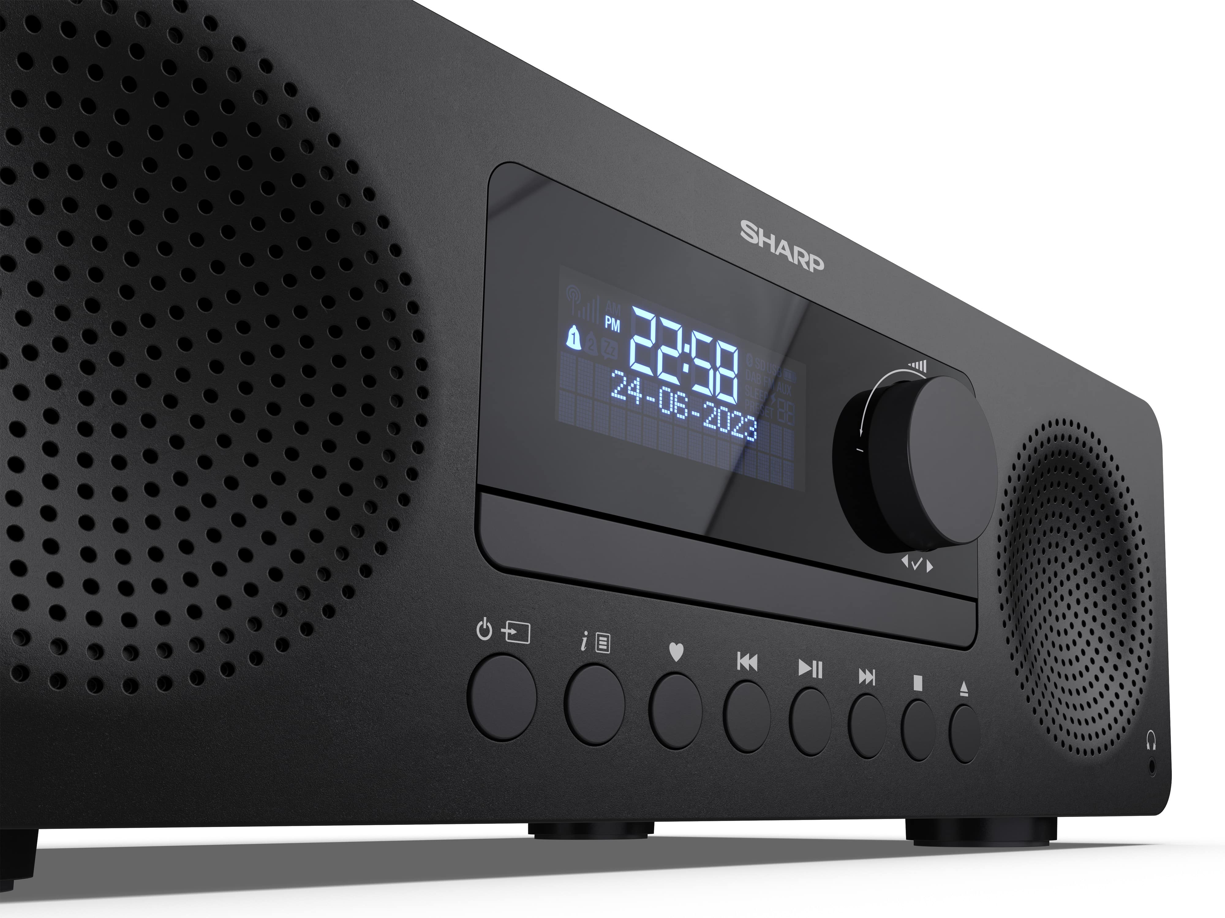 SHARP HiFi-Anlage XL-B720D, All-in-one, schwarz, DAB+, Bluetooth, MP3, CD SHARP HiFi-Anlage XL-B720D, All-in-one, schwarz, DAB+, Bluetooth, MP3, CD-Lafw.