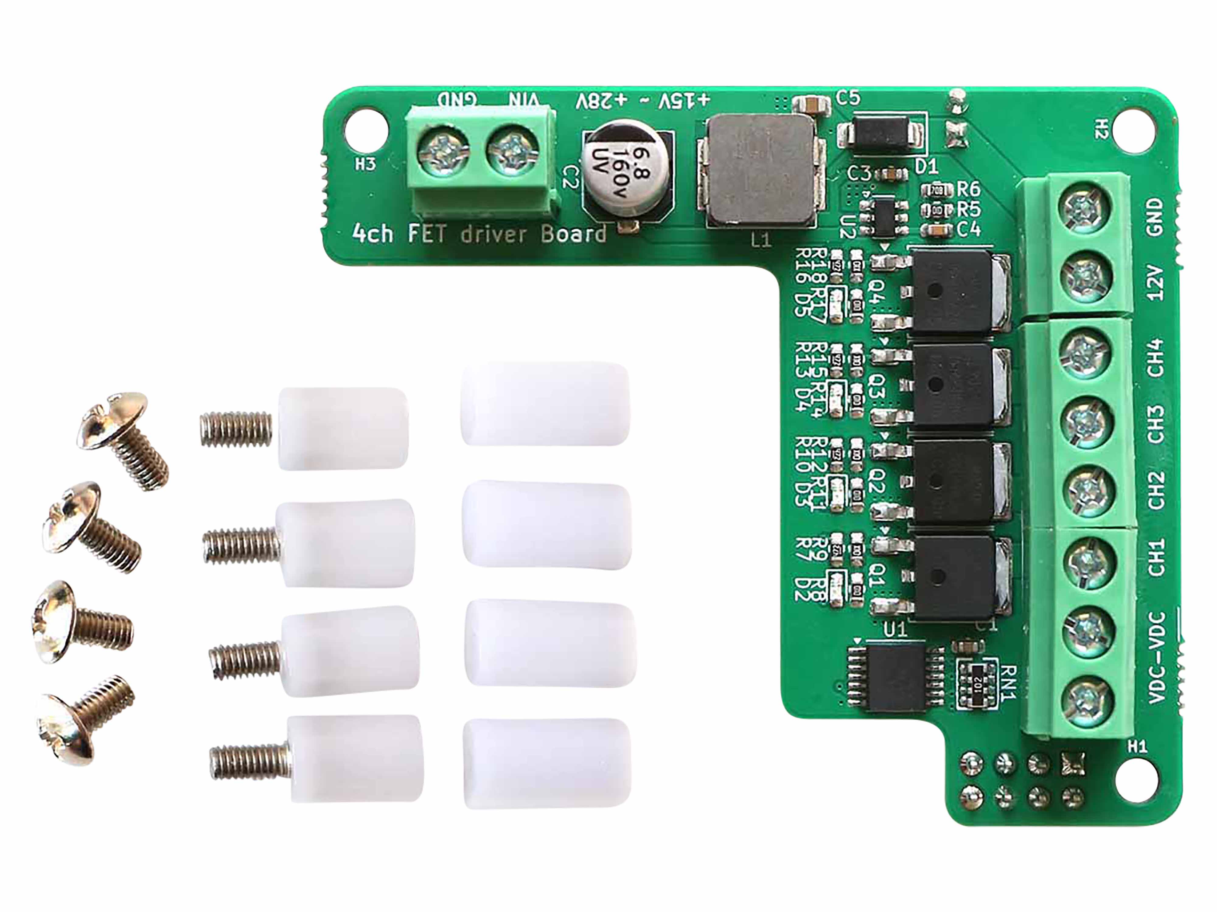 ODROID 4-Kanal-FET-Board für ODROID-C5 ODROID 4-Kanal-FET-Board für ODROID-C5