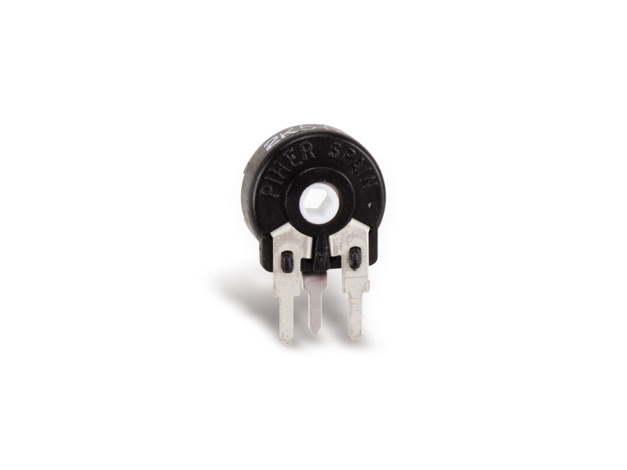 PIHER Potentiometer PT-10, 50 KΩ, stehend PIHER Potentiometer PT-10, 50 KΩ, stehend