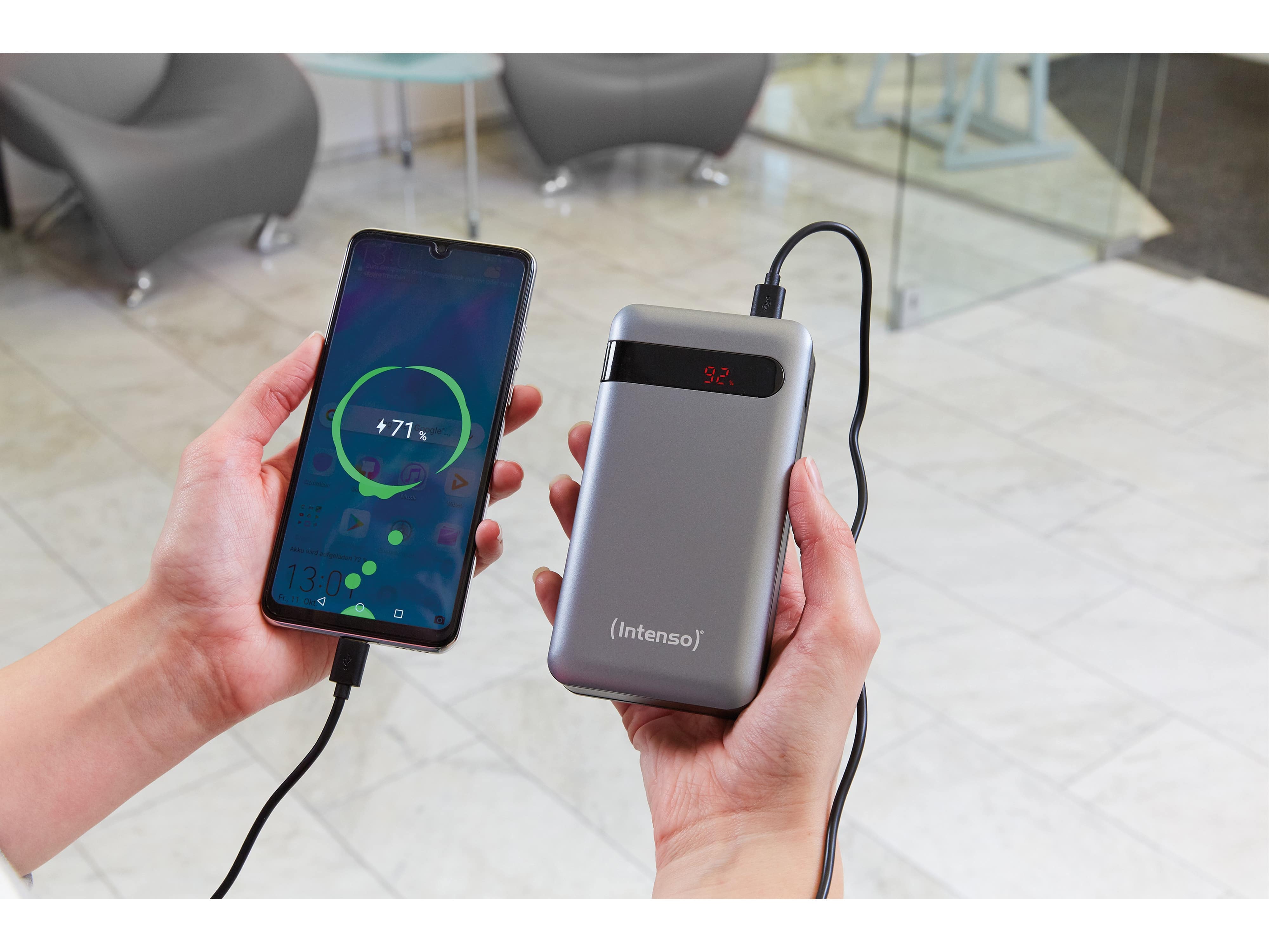 INTENSO USB Powerbank 7332354 PD 20000, 20.000mAh, anthrazit INTENSO USB Powerbank 7332354 PD 20000, 20.000mAh, anthrazit