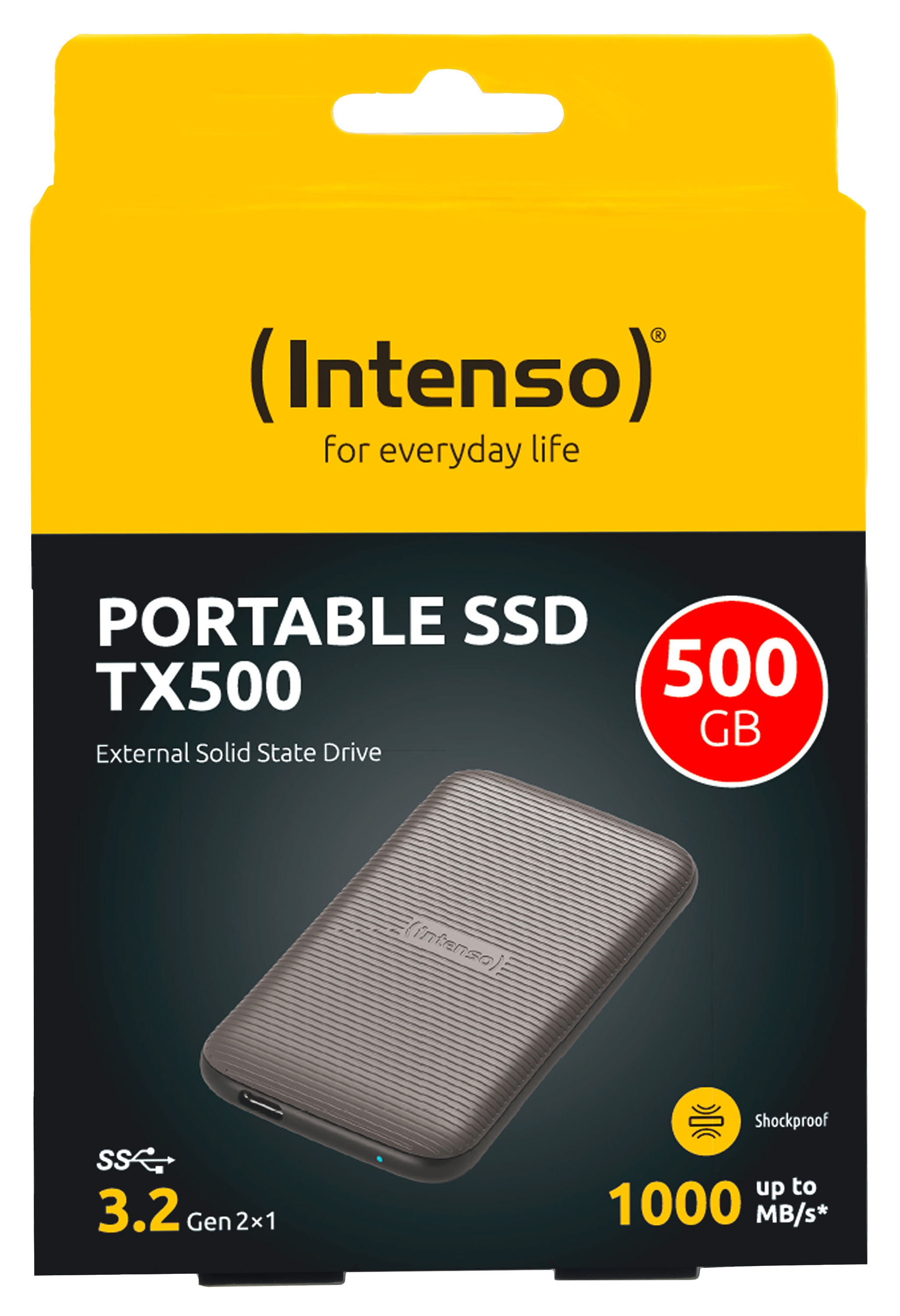 INTENSO USB 3.2-SSD TX500 500GB INTENSO USB 3.2-SSD TX500 500GB