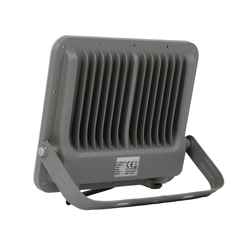 LUXULA LED-Fluter, EEK: E, 100W, 12000lm, 4000K, IP65, grau LUXULA LED-Fluter, EEK: E, 100W, 12000lm, 4000K, IP65, grau