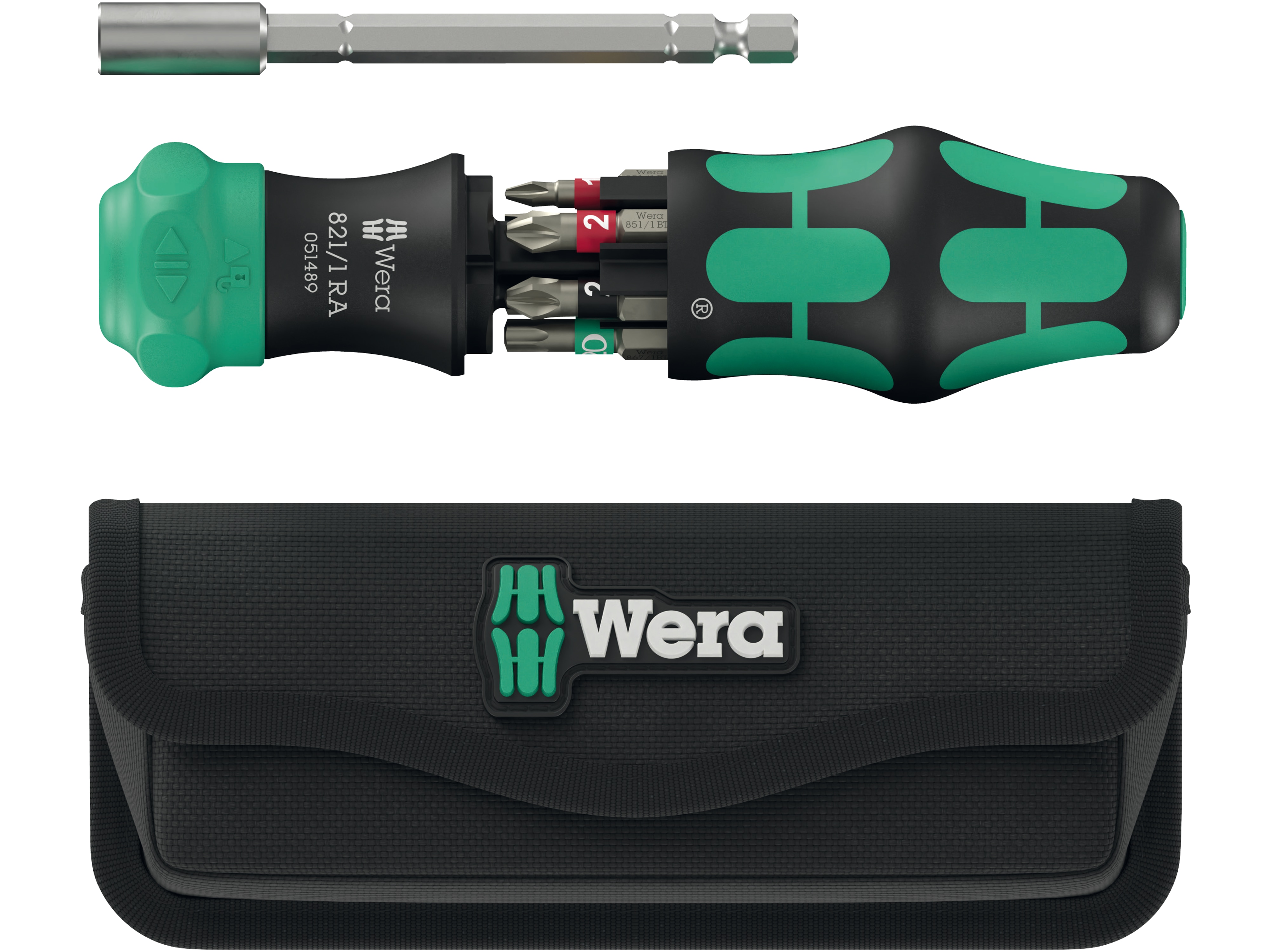 WERA Ratschenschraubendreher, Kraftform Kompakt 28 RA, 05051520001, 6-teilig WERA Ratschenschraubendreher, Kraftform Kompakt 28 RA, 05051520001, 6-teilig