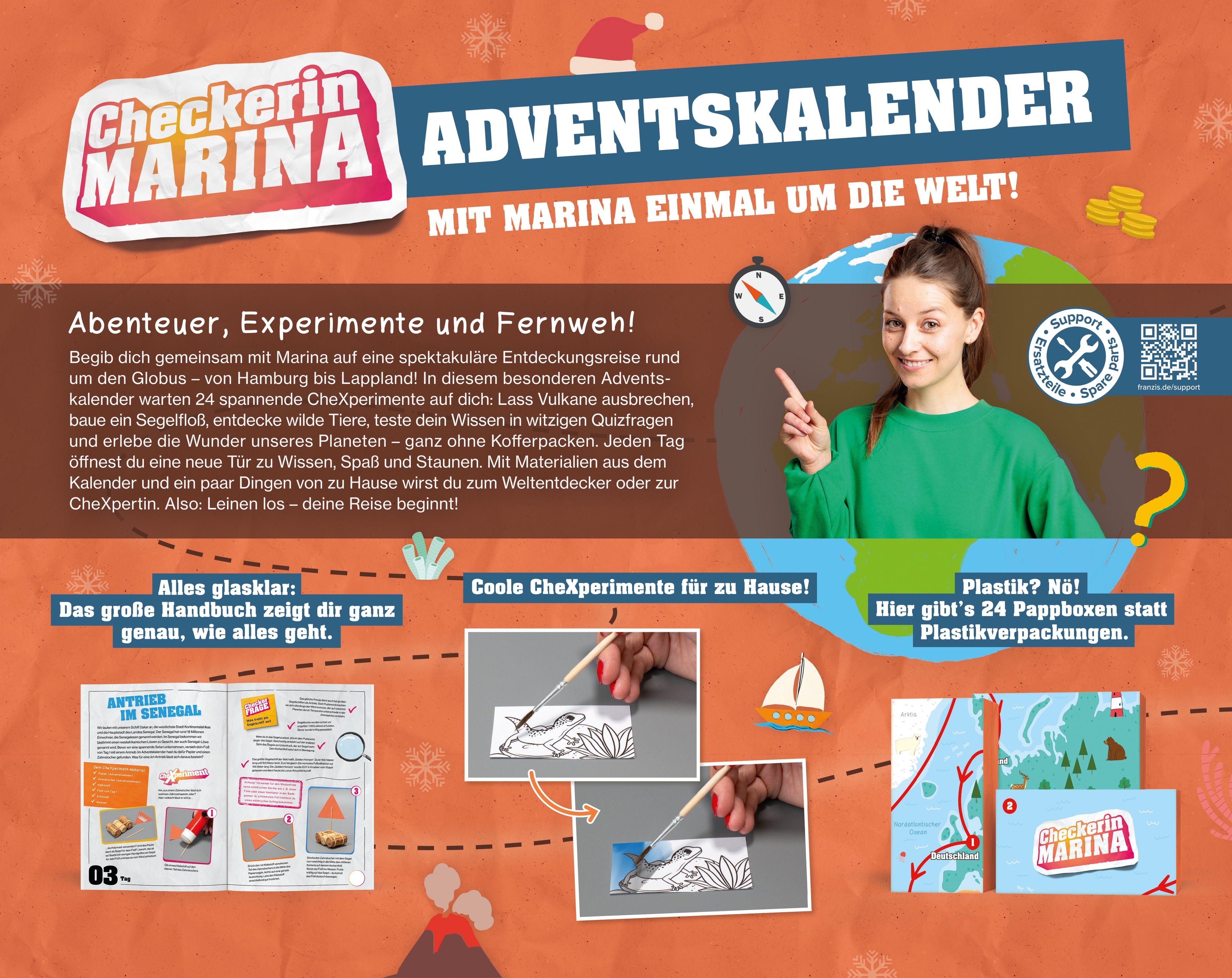 FRANZIS Checkerin Marina Adventskalender FRANZIS Checkerin Marina Adventskalender