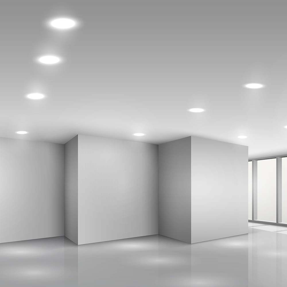 V-TAC LED-Einbauleuchte VT-61024, EEK: E, W 24, 2640 lm, 4000 K, Ø 294 mm, weiß