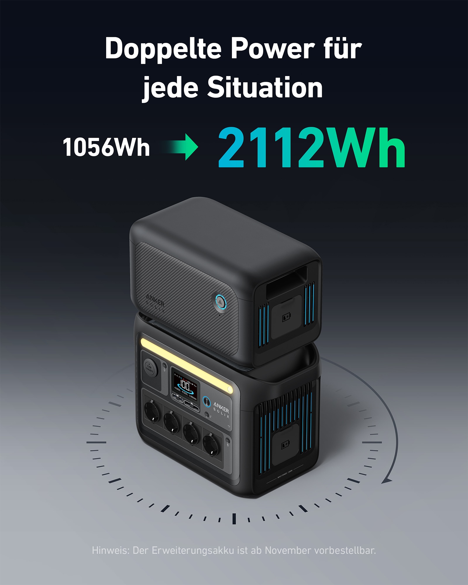 ANKER SOLIX Powerstation C1000X, 1056Wh ANKER SOLIX Powerstation C1000X, 1056Wh