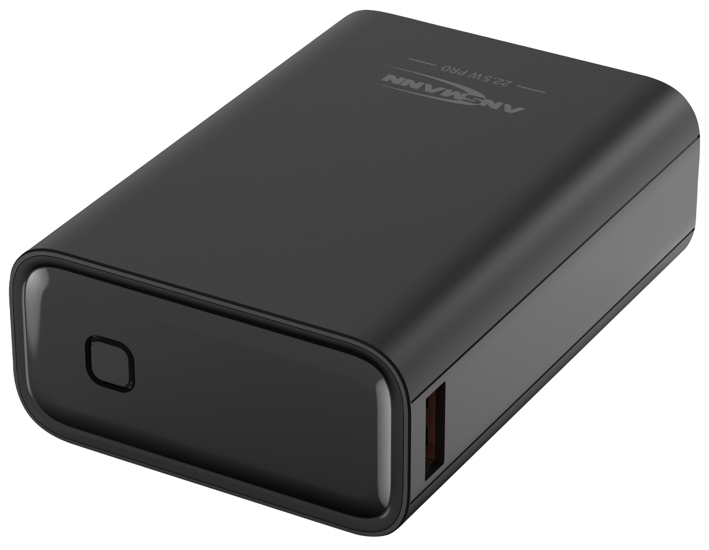 ANSMANN Powerbank PB222PD, 20000 mAh, 1xUSB-A, 1xUSB-C, schwarz