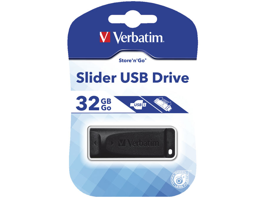 VERBATIM USB-Speicherstick Store n Go Slider, 32GB Verbatim USB-Speicherstick Store n Go Slider, 32GB