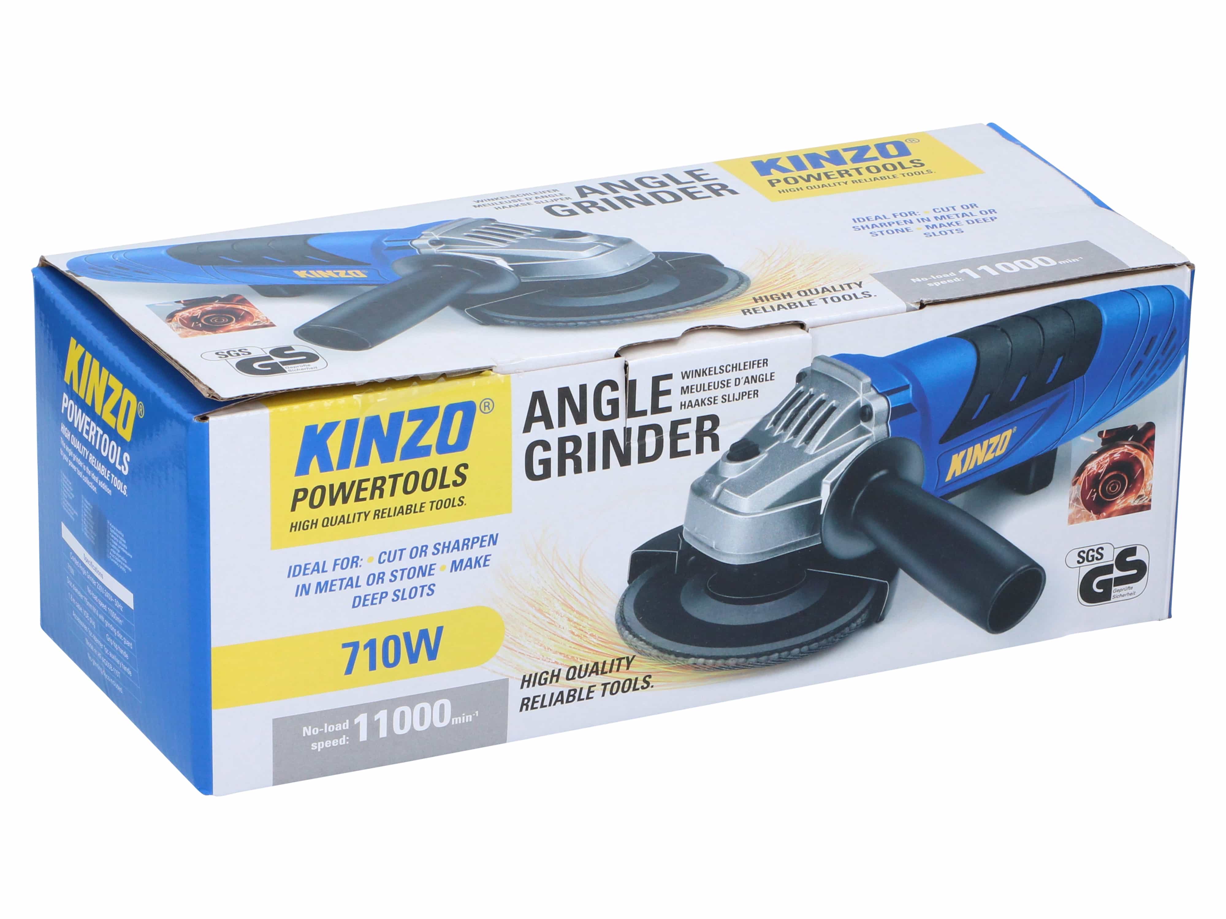 KINZO Winkelschleifer, HF-AG05B-115T, Ø 115mm, 710W Winkelschleifer, KINZO, HF-AG05B-115T, Ø 115 mm,710 W